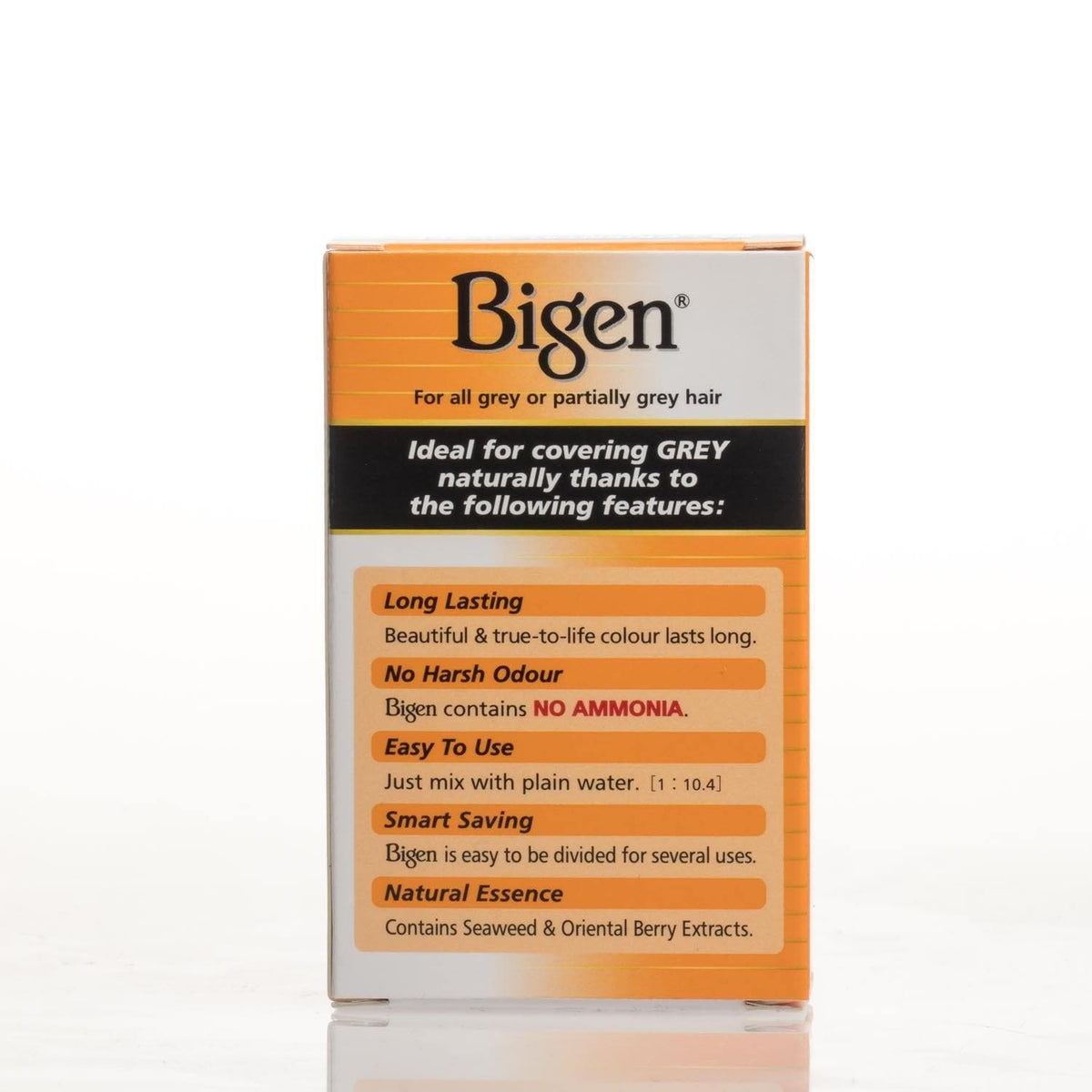 Bigen Permanent بودرة صبغة شعر 59 Oriental أسود - الصورة 2