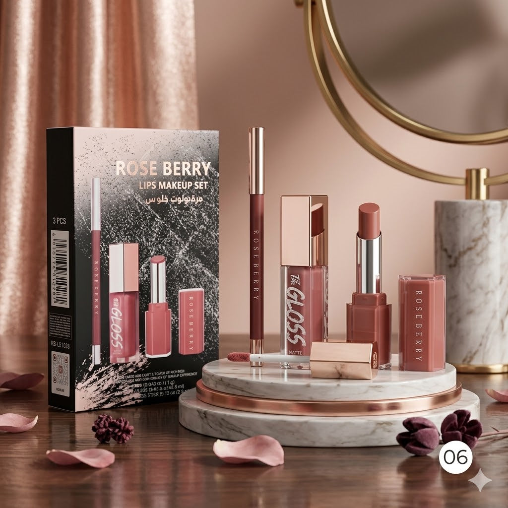 روز بيري Lips Makeup طقم - الصورة 3