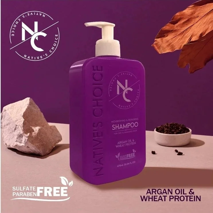 Natives Choice شامبو مع أرجان زيت و Wheat Protein 475 مل - الصورة 2