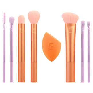 Famo Beauty Level Up فرشاة + إسفنجة طقم