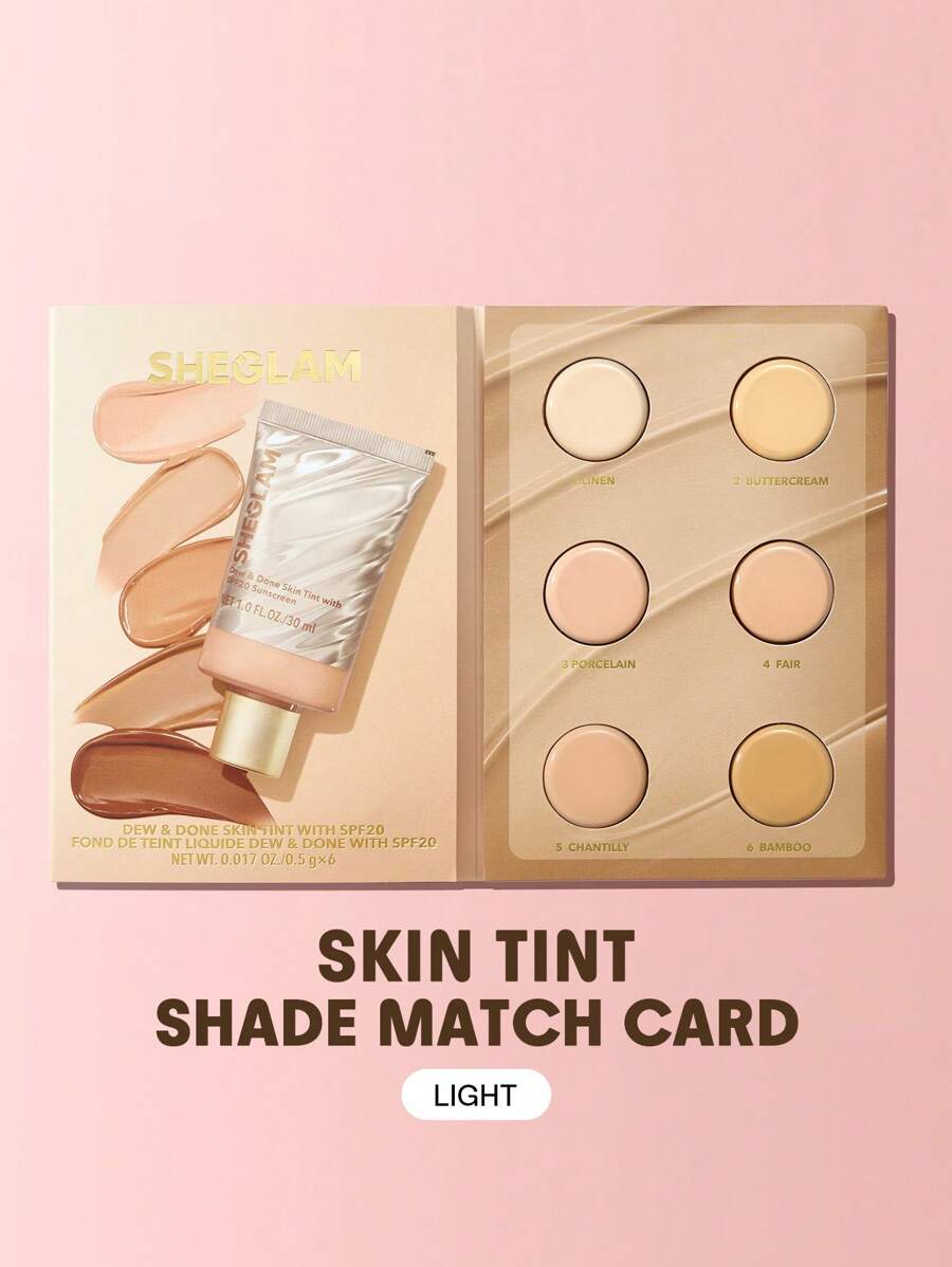 شيجلام Dew و Done Skin Tint مع Spf20 Sample - الصورة 3