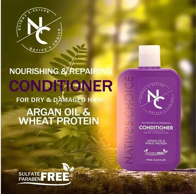 Natives Choice بلسم مع أرجان زيت و Wheat Protein 475 مل - الصورة 4