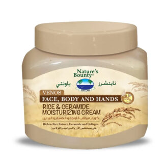 Nature s Bounty Venos مرطب كريم Rice و Ceramide 300مل
