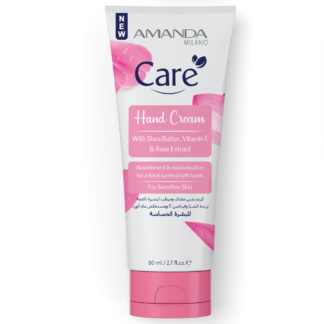 أماندا Care كريم يدين مع زبدة الشيا فيتامين E و Rose Extract