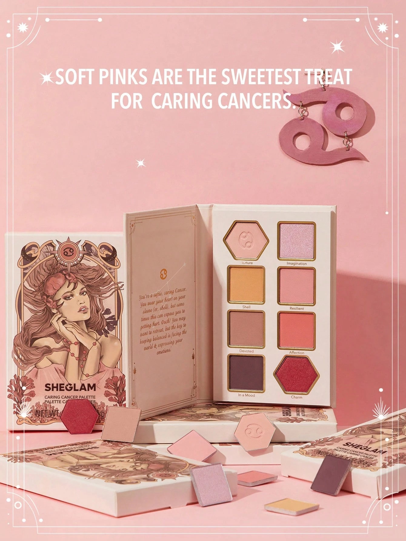 شيجلام باليت ظلال عيون Caring باليت ظلال عيون 8 Colors - الصورة 6