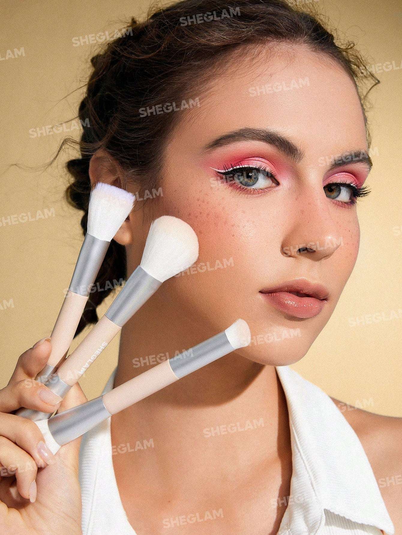 شيجلام Glam 101 Face Essentials طقم فرش مكياج - الصورة 9