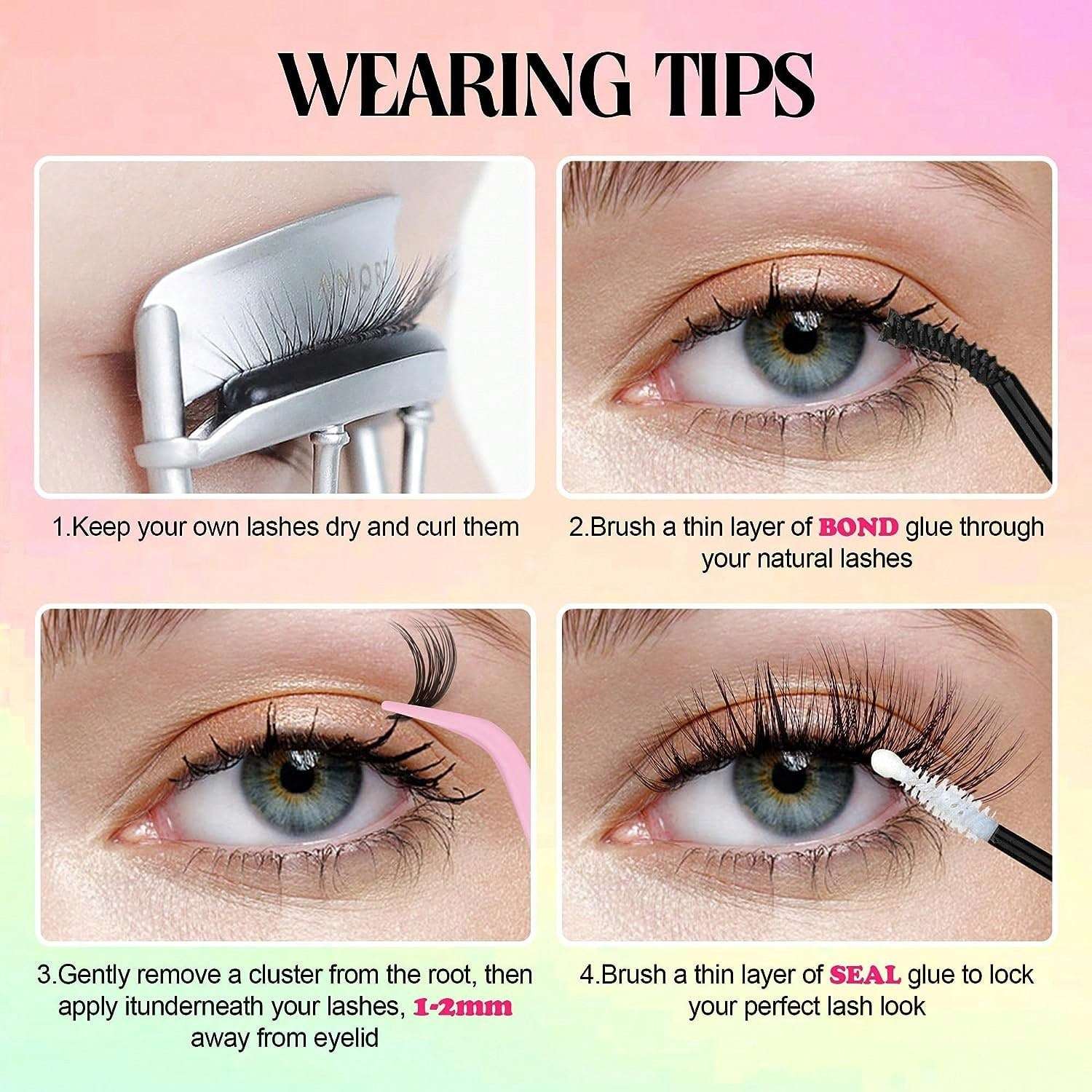 Azenlo LASH clusters Diy AT Home Within 5MIN - الصورة 3