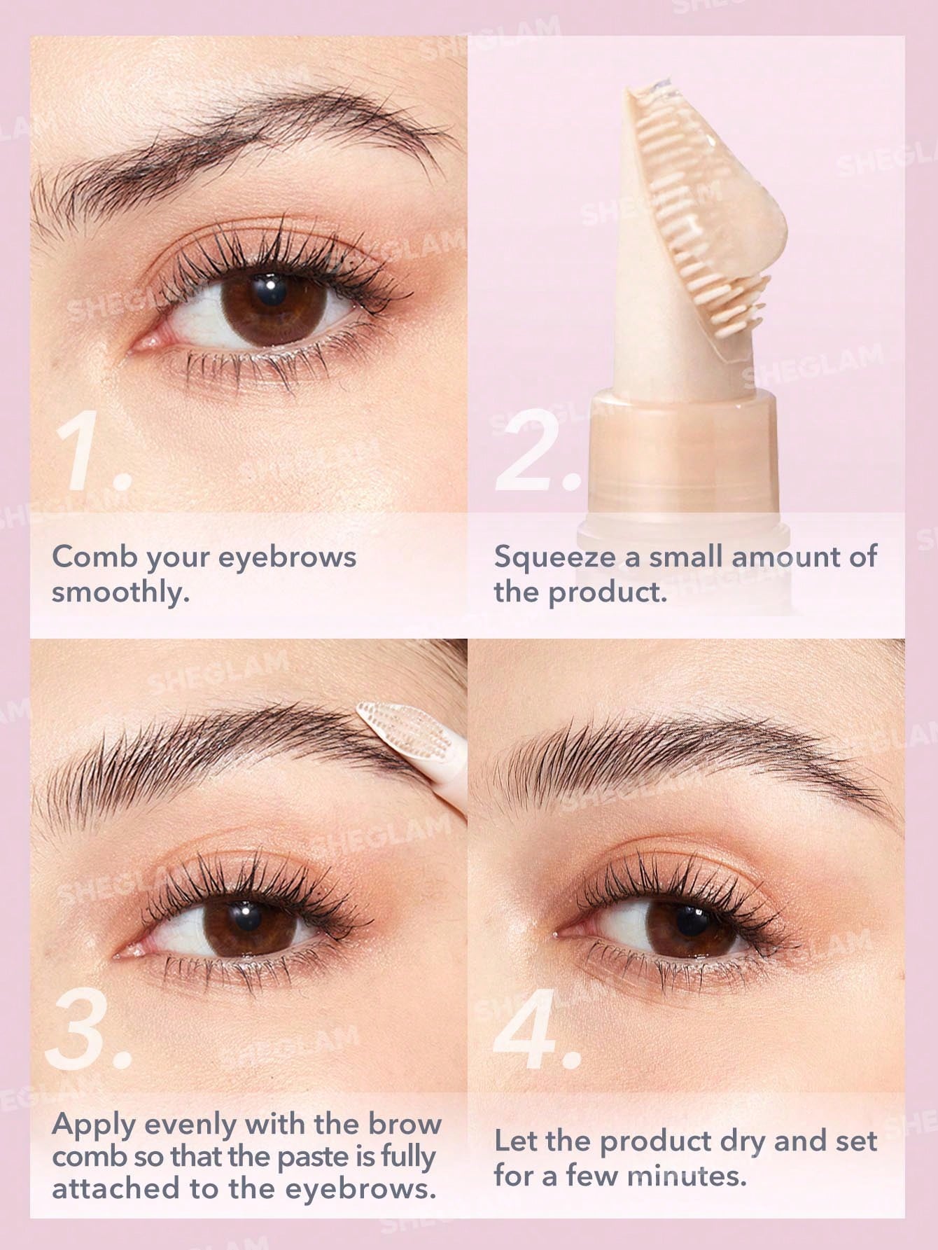 شيجلام Pro Break Down جل حواجب - Clear - الصورة 3