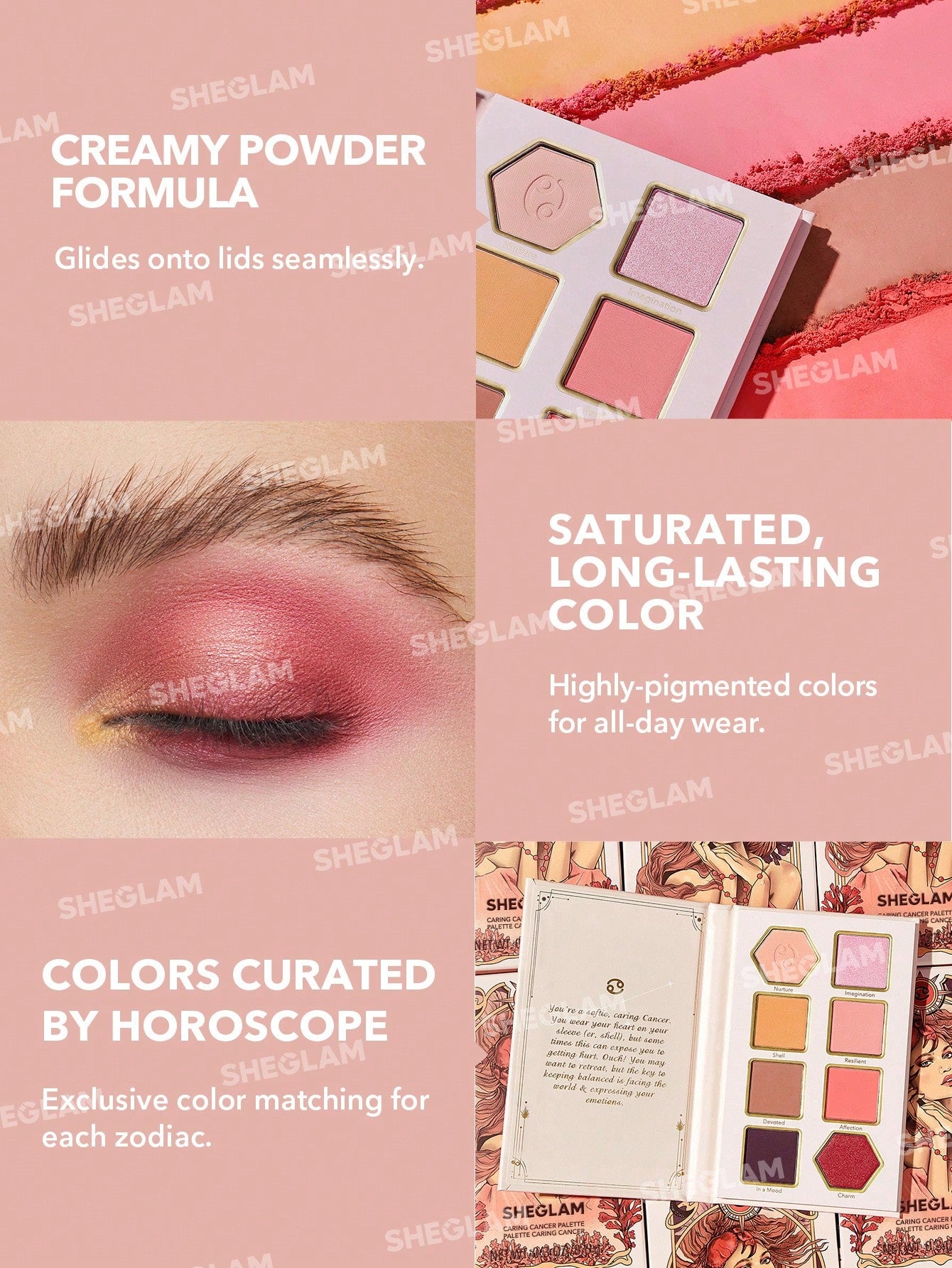 شيجلام باليت ظلال عيون Caring باليت ظلال عيون 8 Colors - الصورة 12