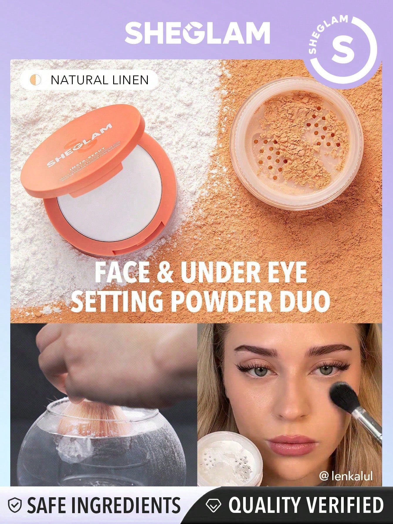 شيجلام Insta-Ready بودرة وجه DUO - الصورة 8