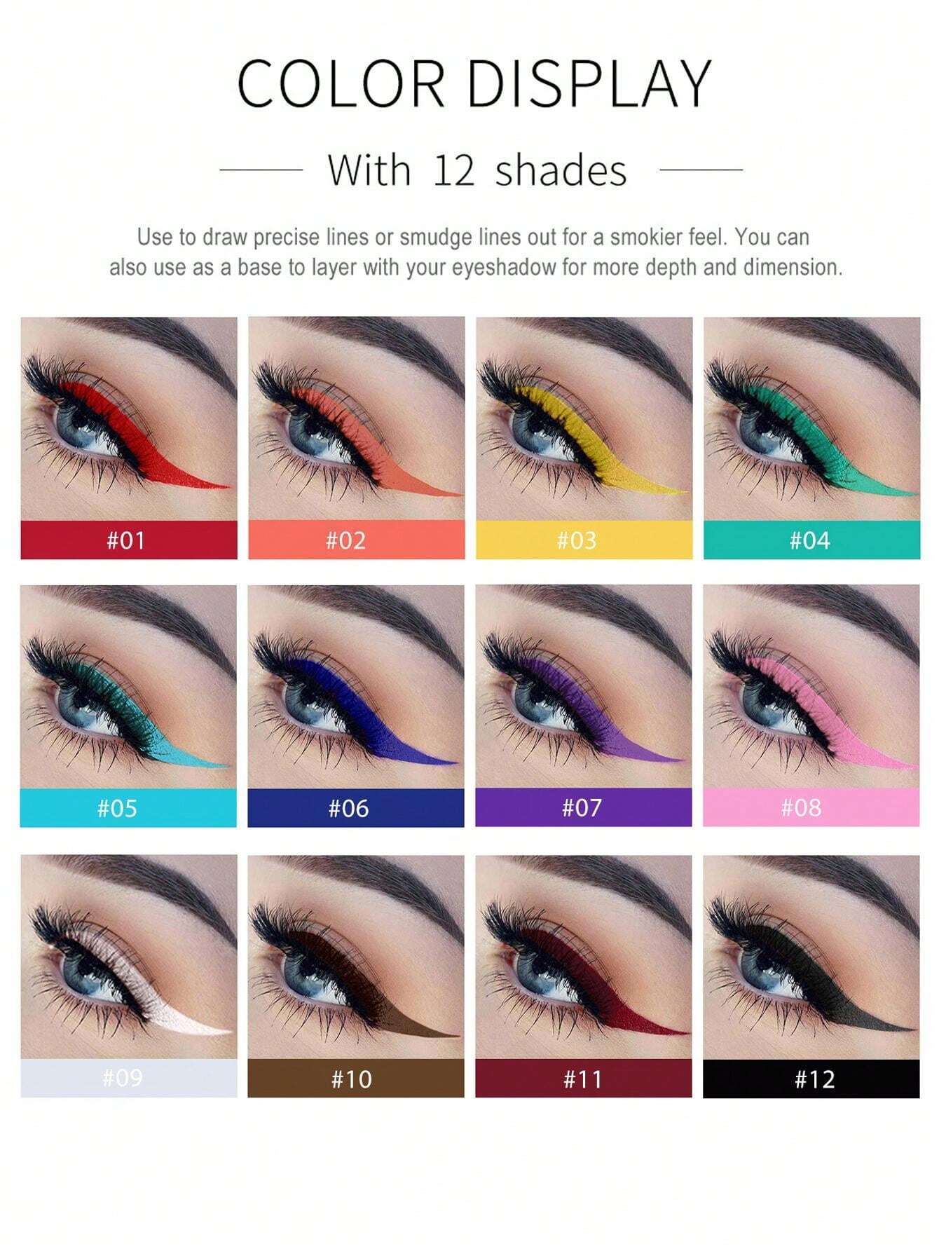  Shein eyeliner waterproof handaiyan 07 - الصورة 3