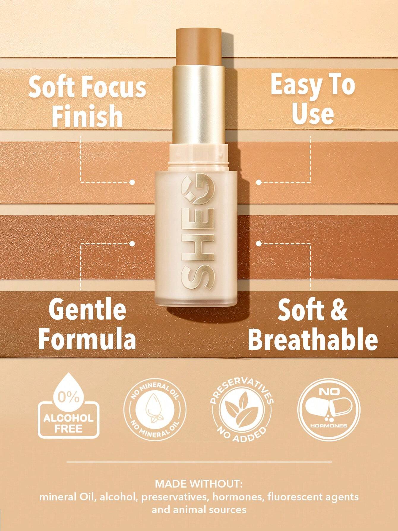 شيجلام Skin Magnet High Coverage كريم أساس Stick Sample - الصورة 11