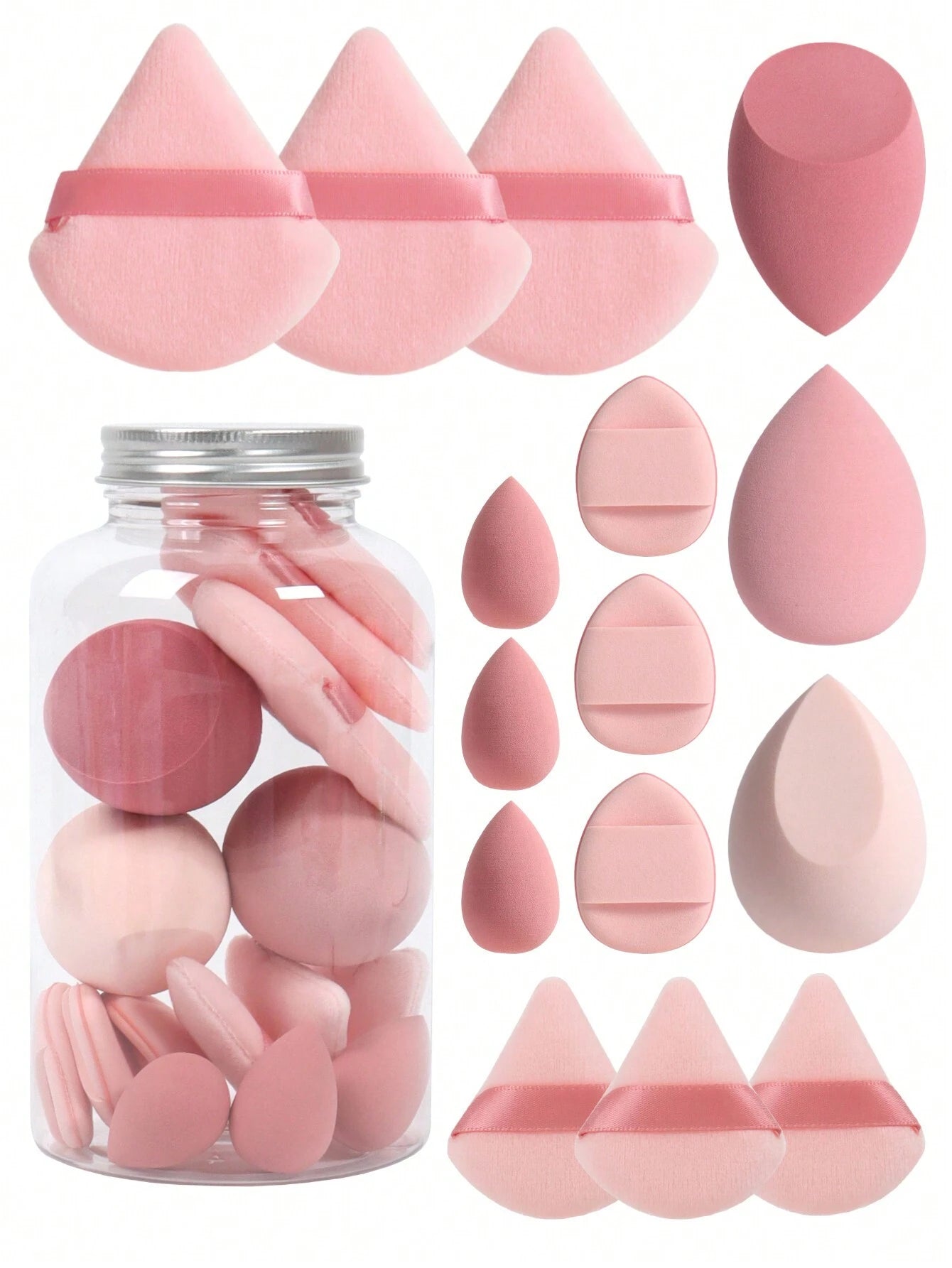 شي إن إسفنجة مكياج Blender Mini Makeup Sponges 15قطع - الصورة 3