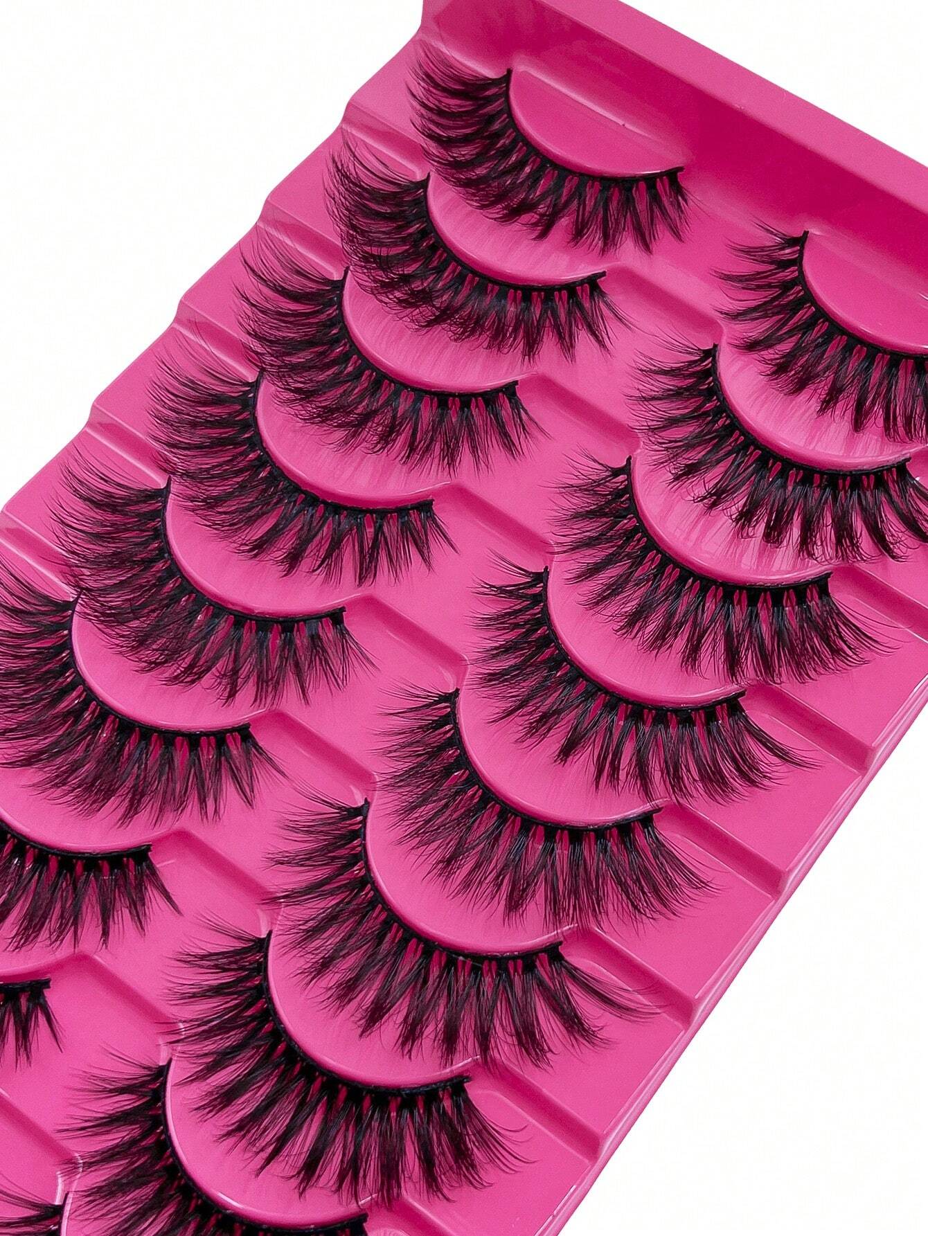شي إن 10 Pairs رموش 6D Super Fluffy - الصورة 6