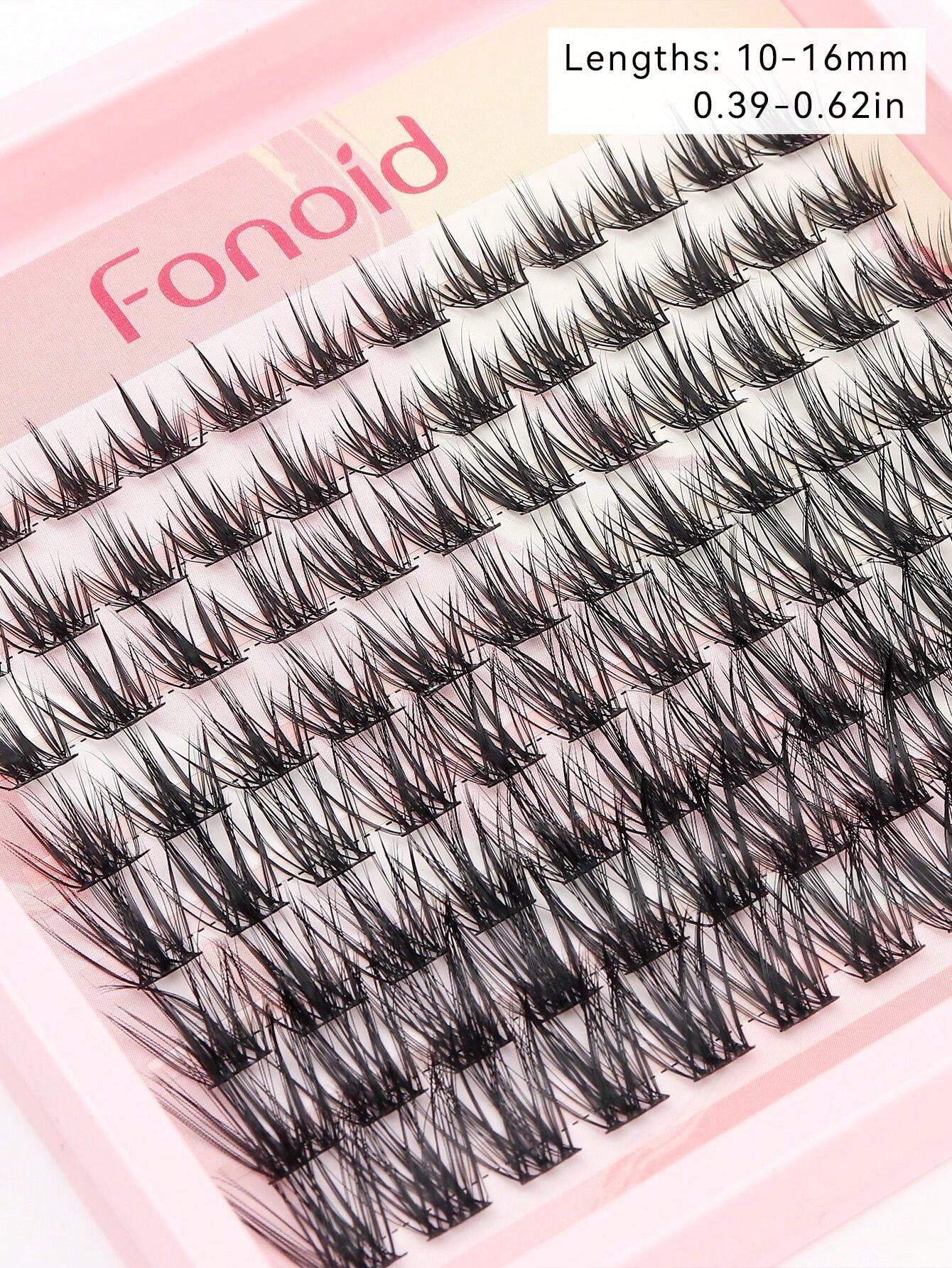 شي إن Fonoid 96قطع Fluffy و Soft Segmented رموش - الصورة 5