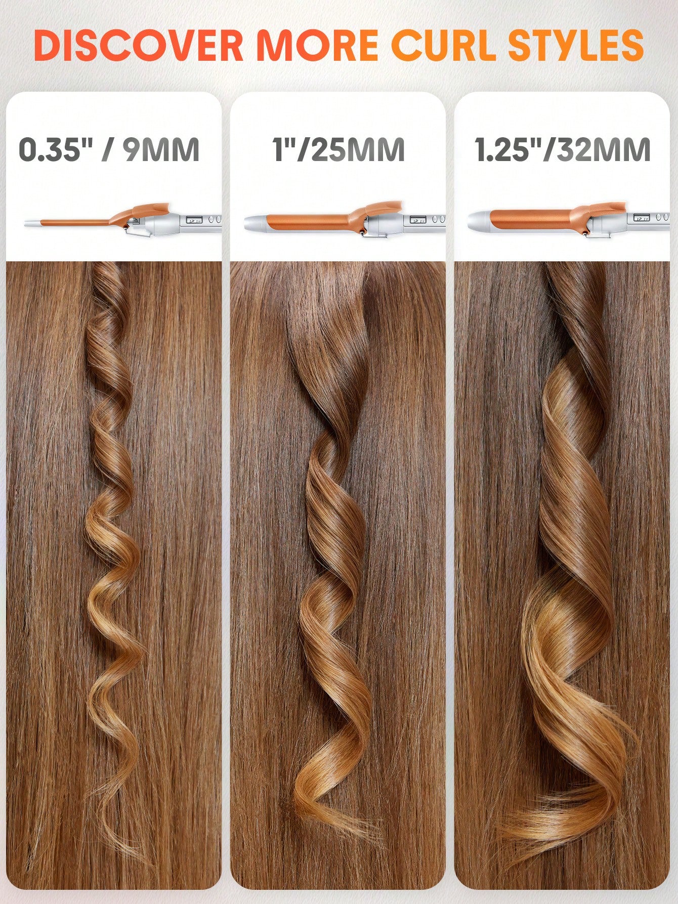شيجلام Hair it curl curling iron 9mm - الصورة 10