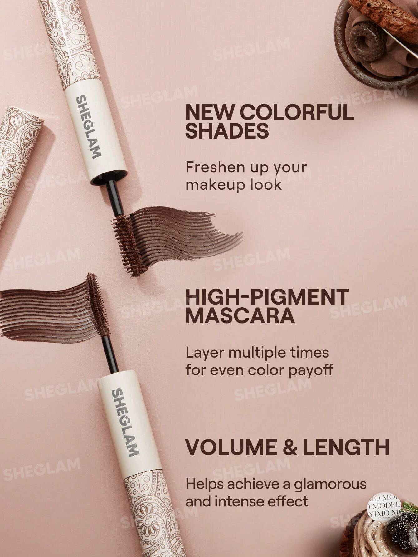 شيجلام All-In-One Volume و Length ماسكارا-مقاوم للماء Macchiato - الصورة 7