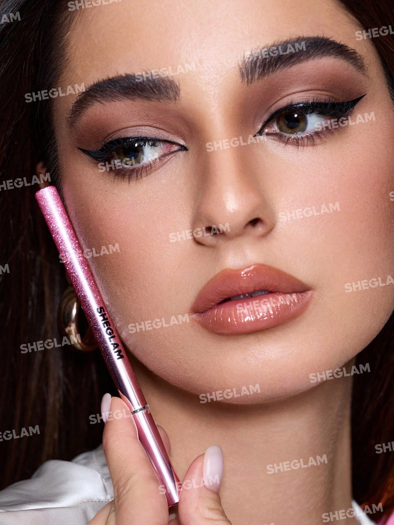 شيجلام Rosé Line و Define مقاوم للماء سائل آيلاينر-أسود - الصورة 5