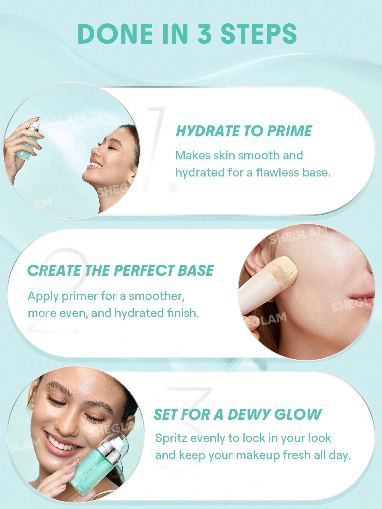 شيجلام Good Grip Hydrating Prime و طقم بخاخ - الصورة 3