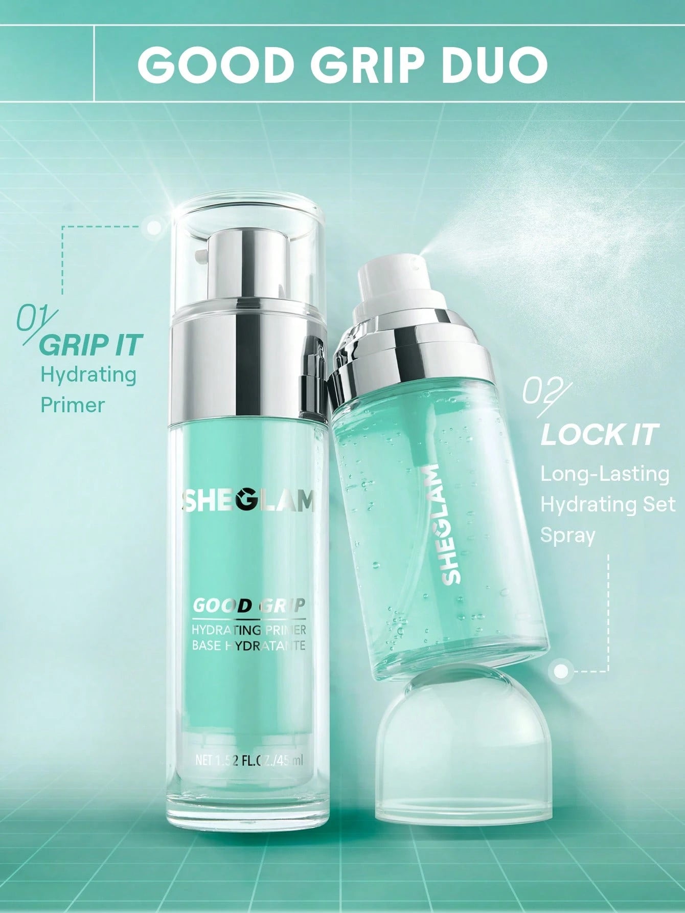 شيجلام Good Grip Hydrating Prime و طقم بخاخ - الصورة 4