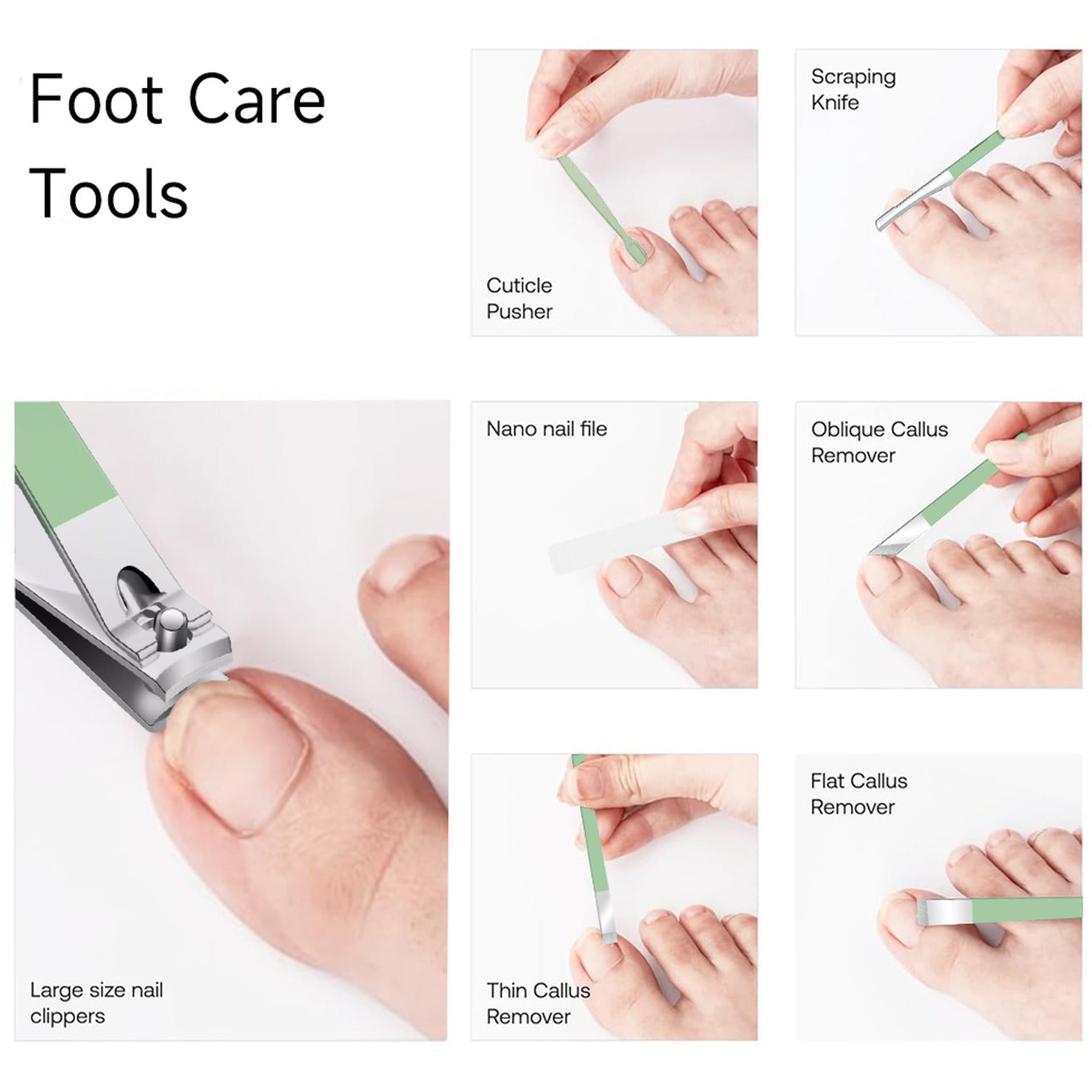 Manicure Clippers طقم - 18 قطع - الصورة 2