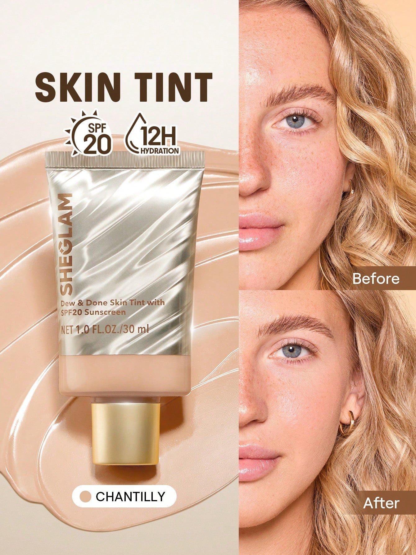 شيجلام Dew و Done Skin Tint مع Spf20 - الصورة 14