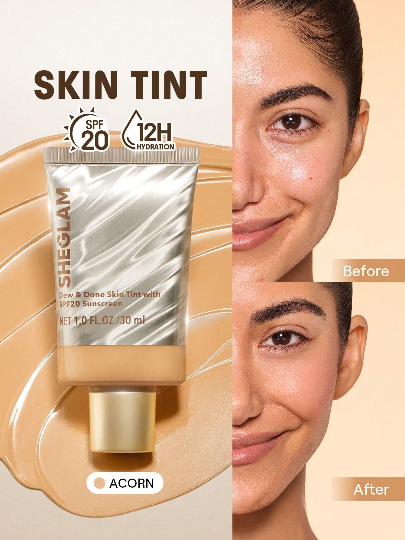 شيجلام Dew و Done Skin Tint مع Spf20 - الصورة 15