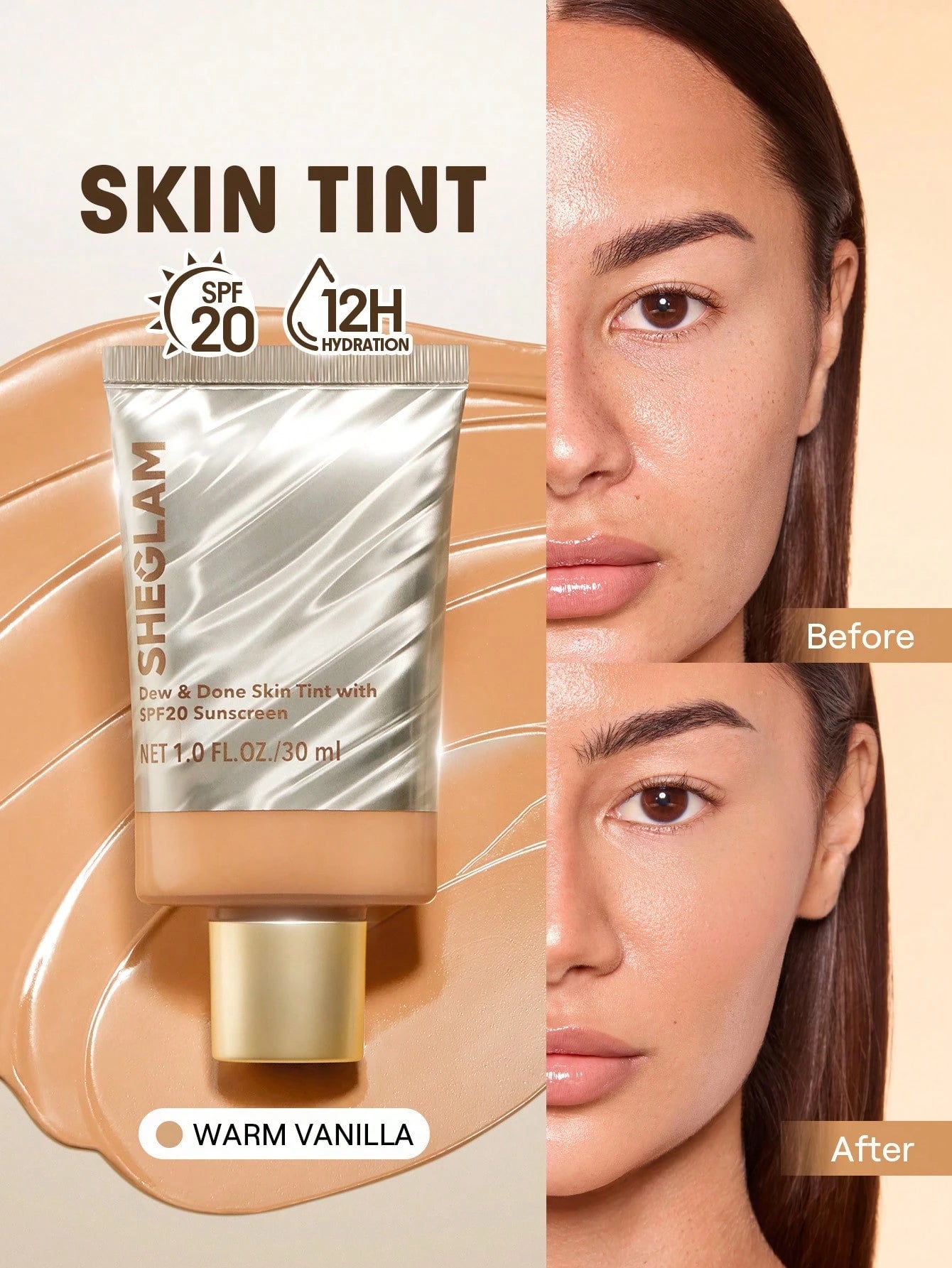 شيجلام Dew و Done Skin Tint مع Spf20 - الصورة 16