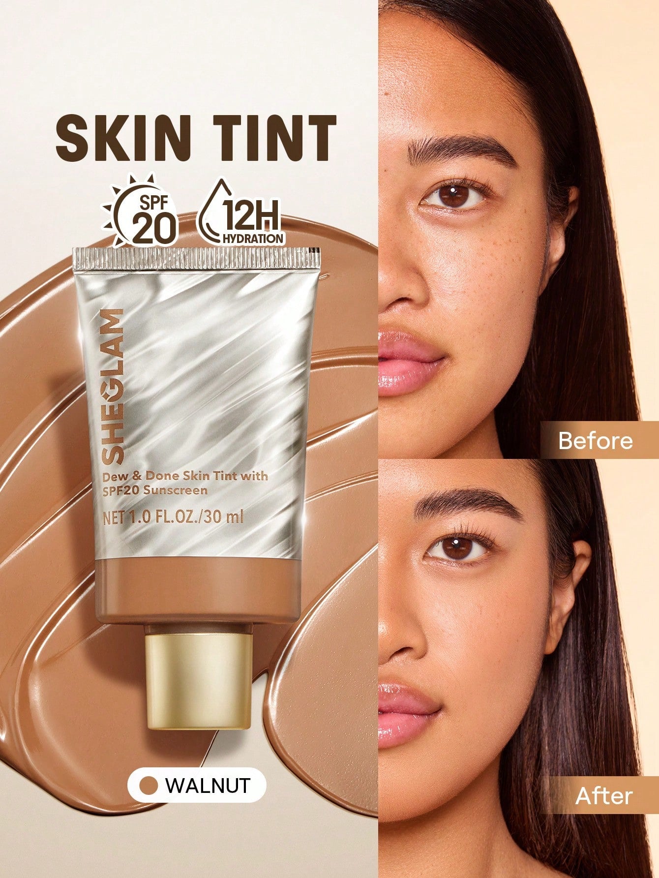 شيجلام Dew و Done Skin Tint مع Spf20 - الصورة 24