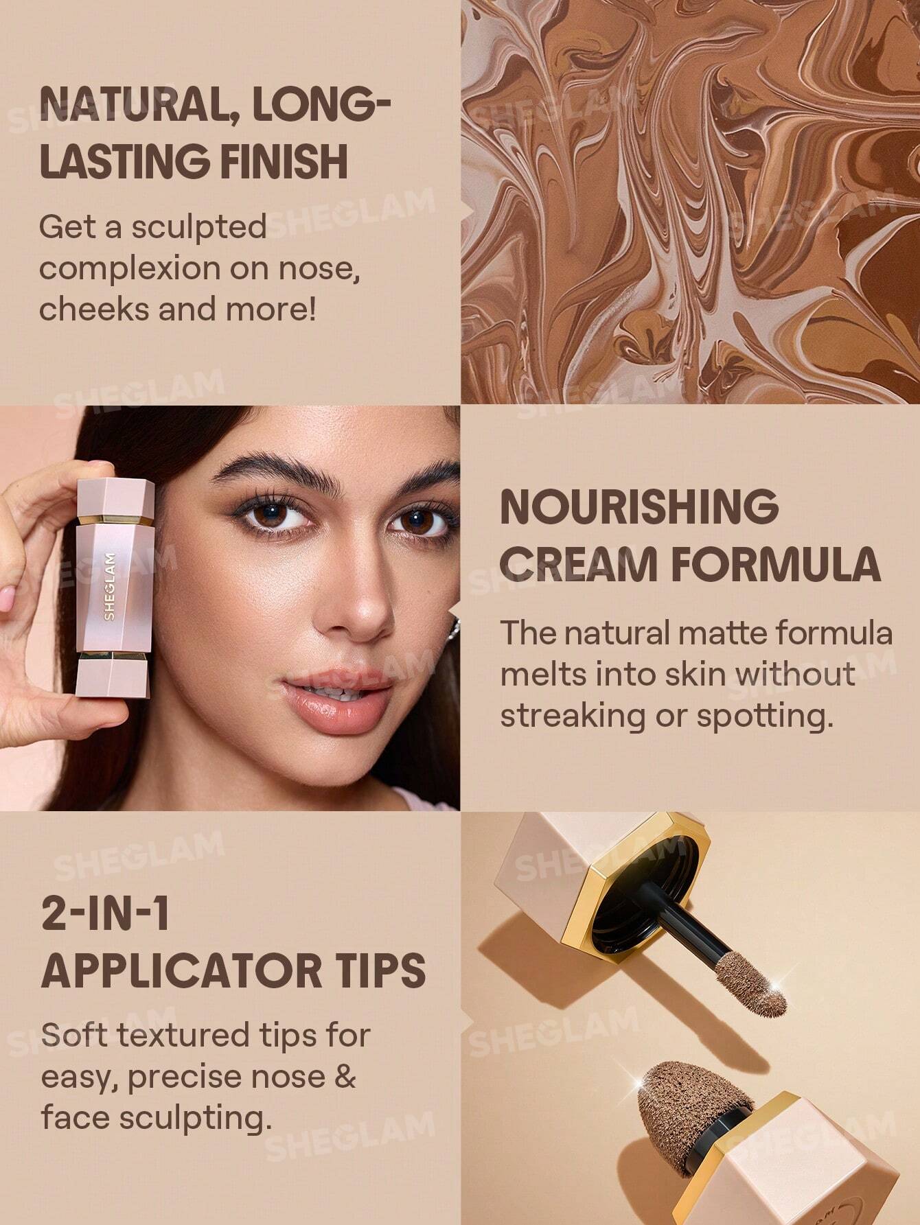 شيجلام Precision Sculpt سائل Contour - الصورة 4