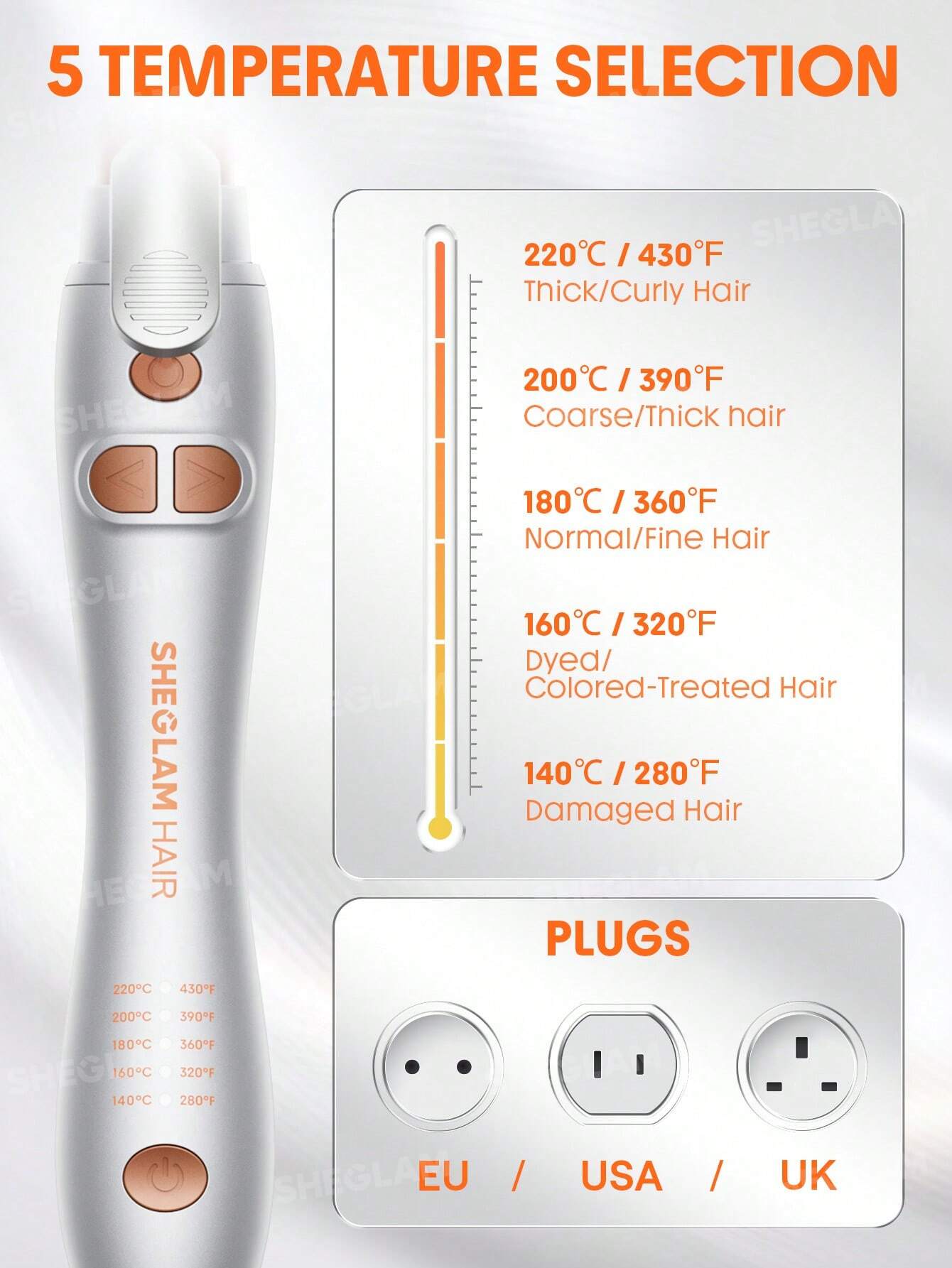 شيجلام Hair It Curl Rotating Curling Iron - الصورة 4