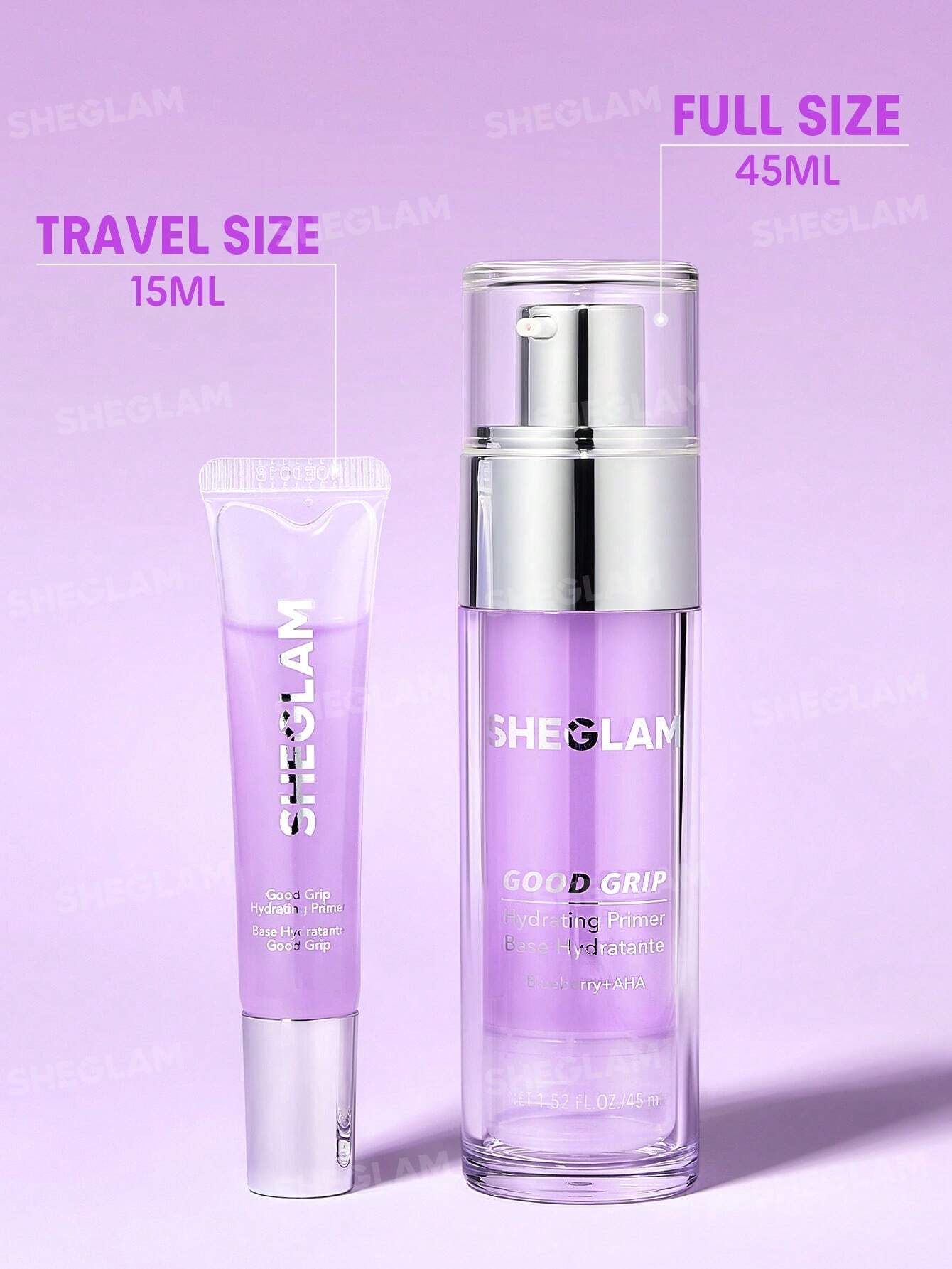 شيجلام Good Grip Hydrating برايمر-Blueberry+Aha-Travel Size - الصورة 3