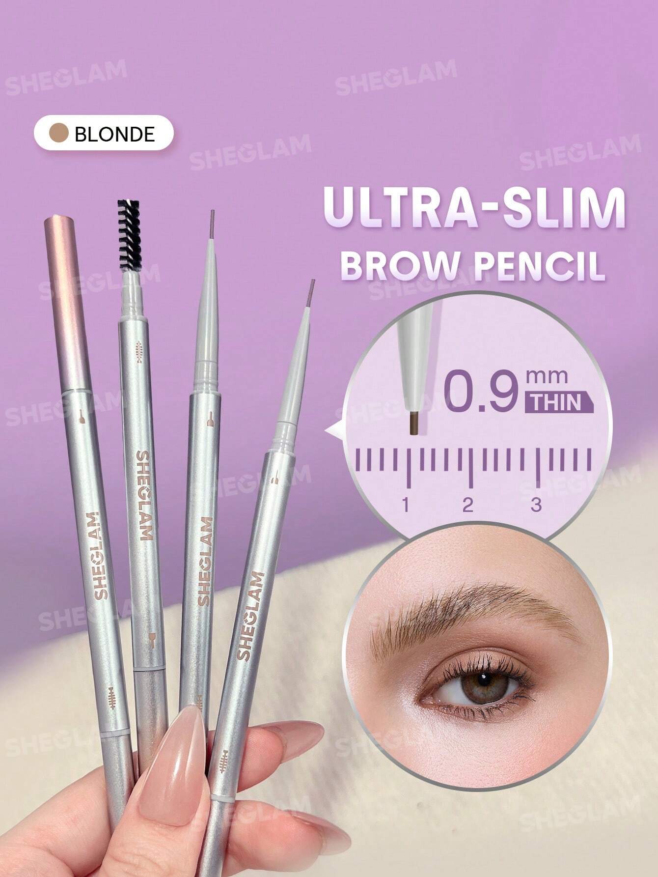 شيجلام Microdefine 0.9MM Brow قلم - الصورة 4