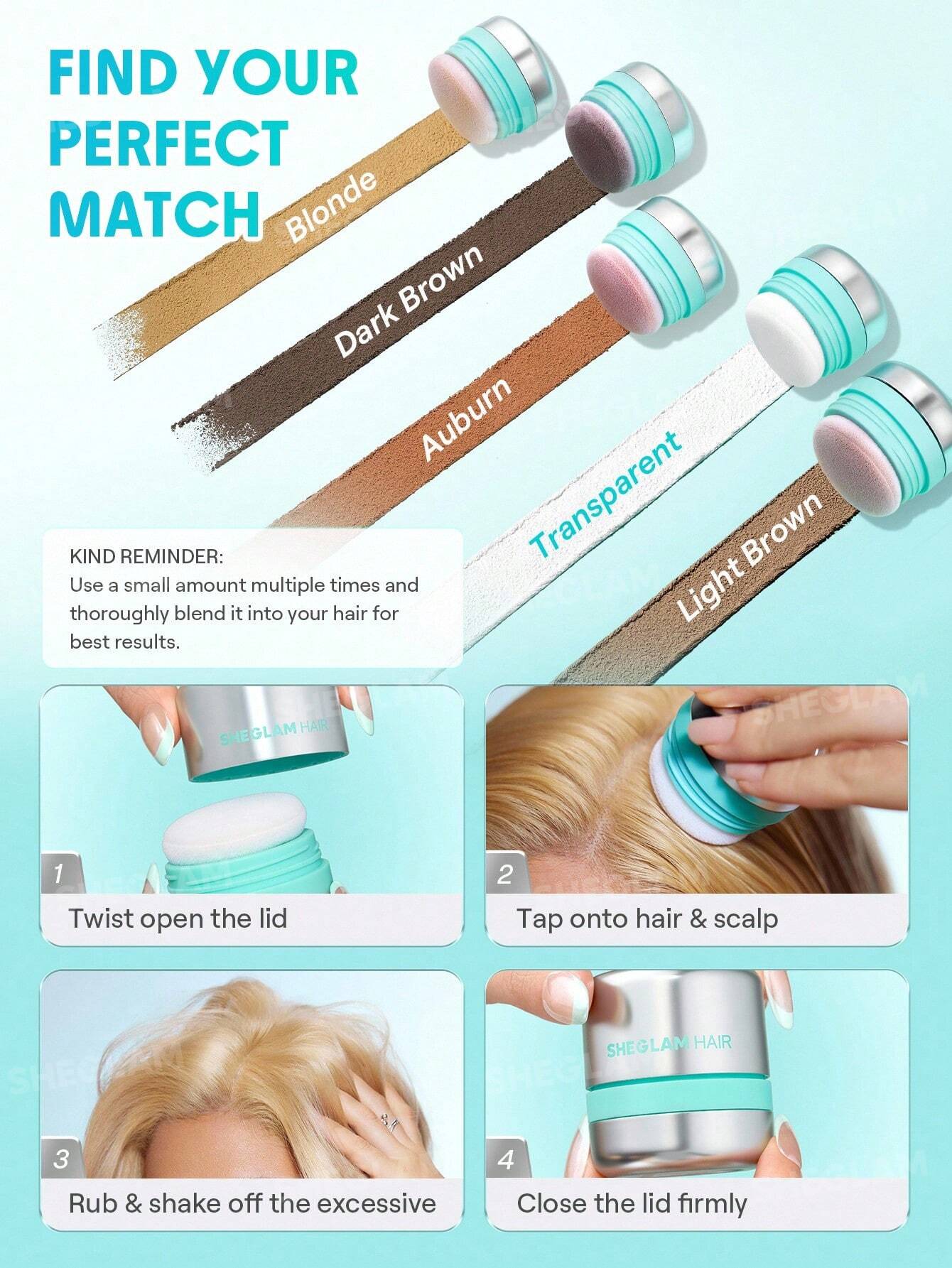 شيجلام Hair Minty Fresh Volumizing Dry شامبو 6.5g - الصورة 11