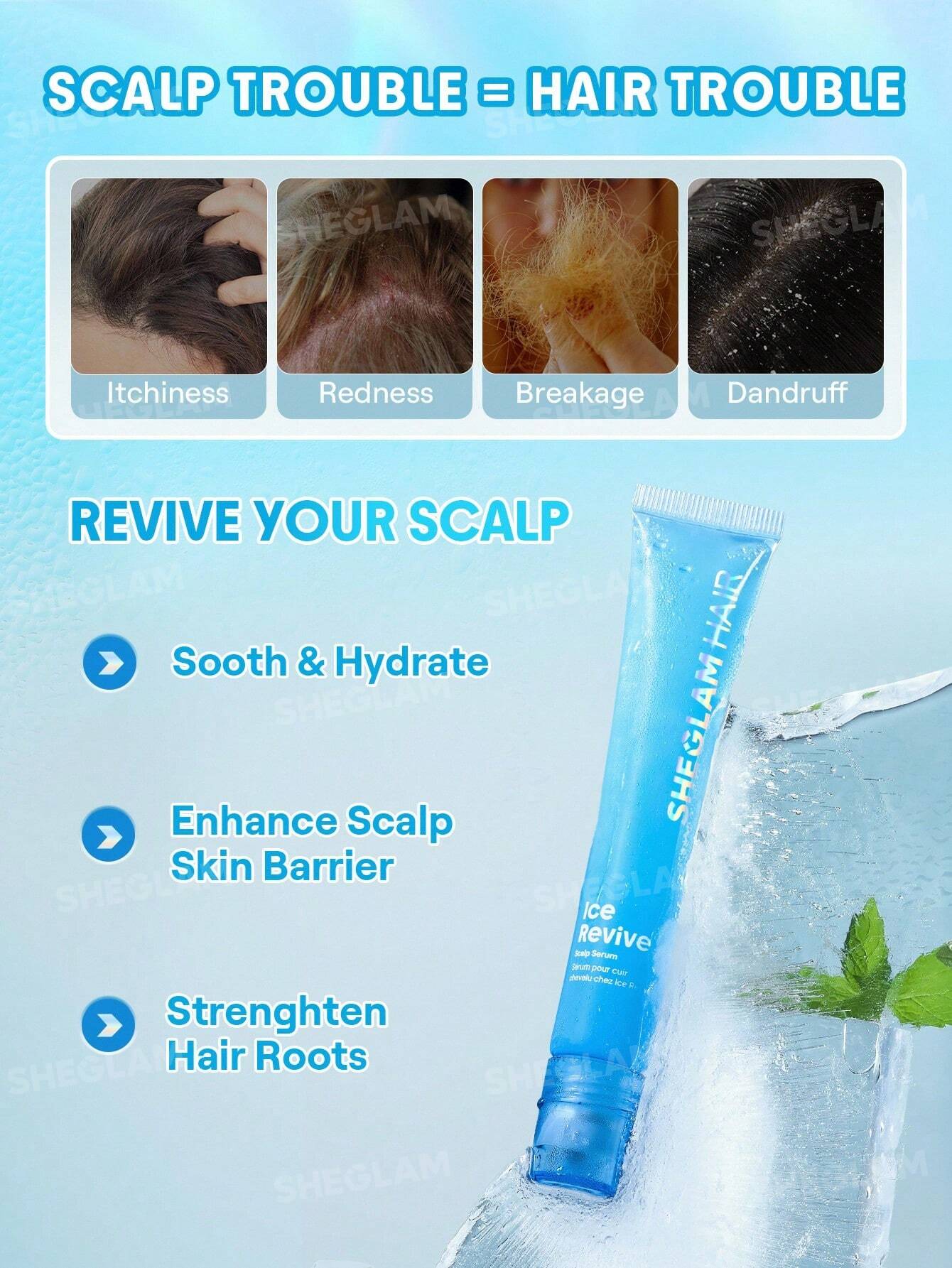 شيجلام Hair Ice Revive Scalp سيروم - الصورة 8