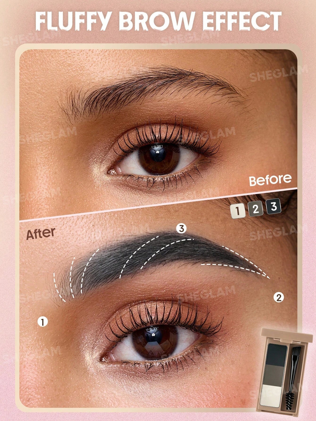 شيجلام Puff Brow باليت - الصورة 11