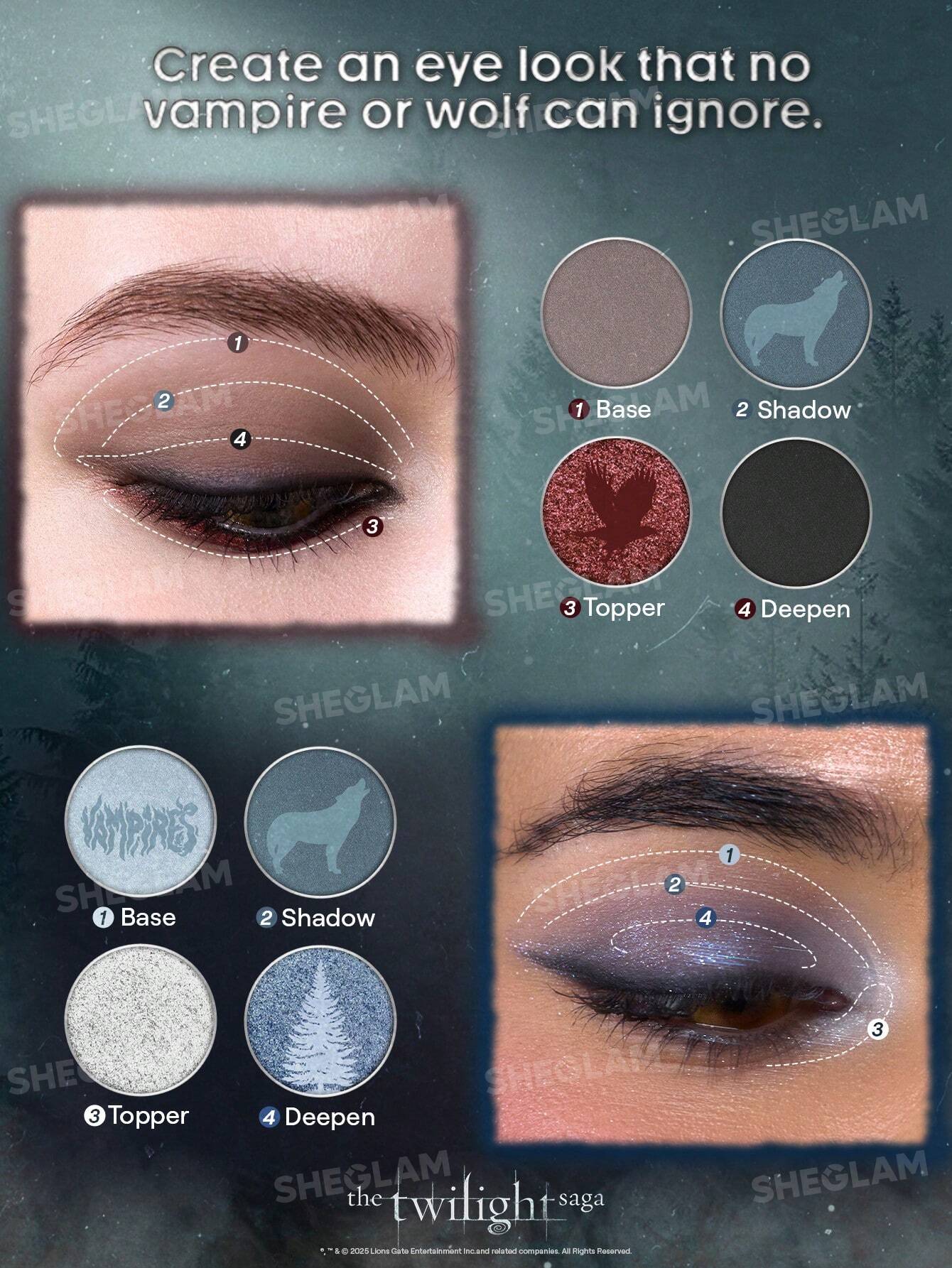 The Twilight Saga X شيجلام Eternal Love باليت 7.6g - الصورة 7