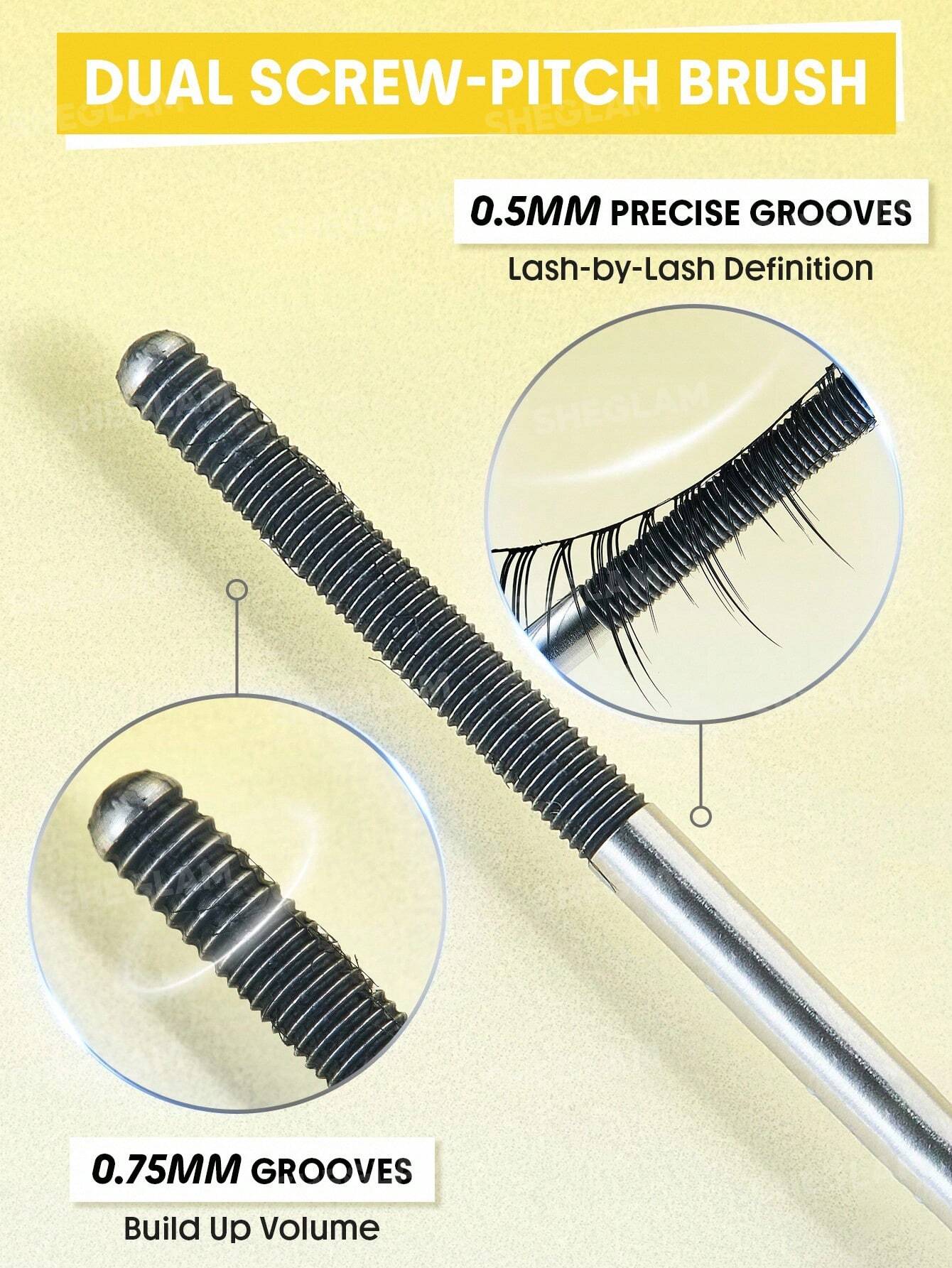 شيجلام Lashlighter Iron Curl ماسكارا - الصورة 6