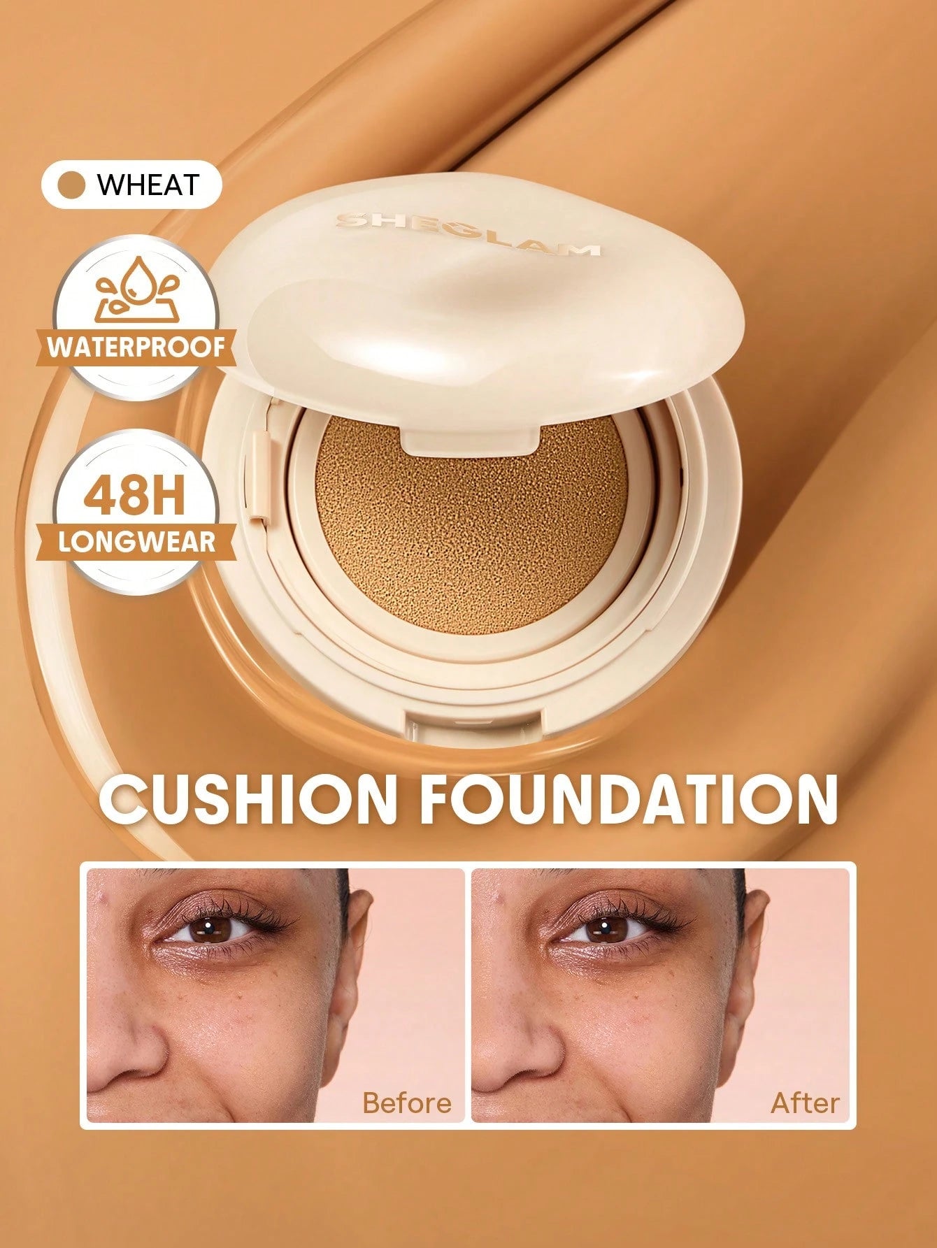 شيجلام Lock و Go Long Lasting Cushion كريم أساس - الصورة 20