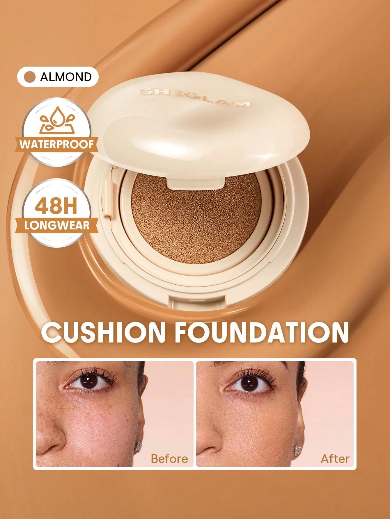 شيجلام Lock و Go Long Lasting Cushion كريم أساس - الصورة 19