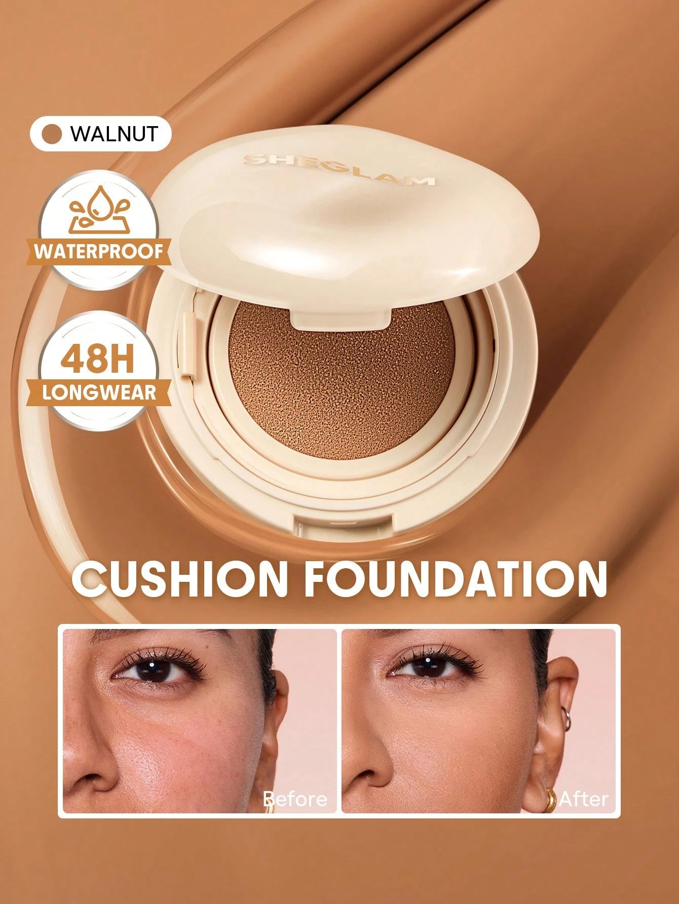 شيجلام Lock و Go Long Lasting Cushion كريم أساس - الصورة 51