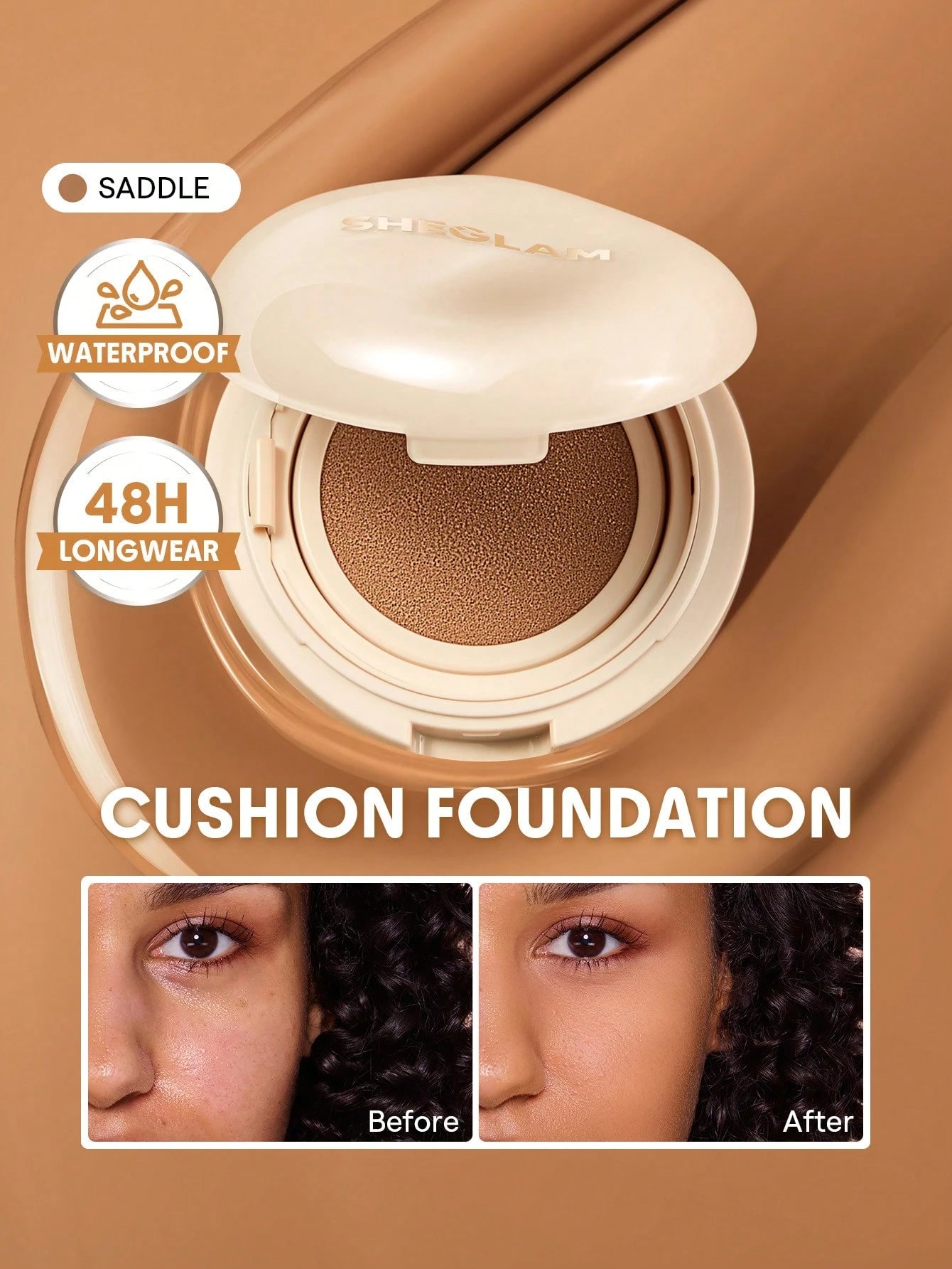 شيجلام Lock و Go Long Lasting Cushion كريم أساس - الصورة 43