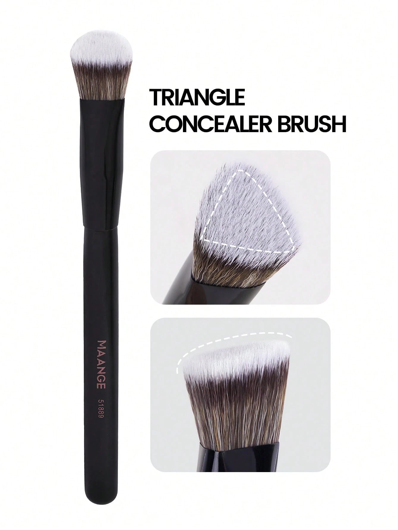 ماانج فرشاة مكياج Durable Non-slip Handle Chic Professional Design - الصورة 3