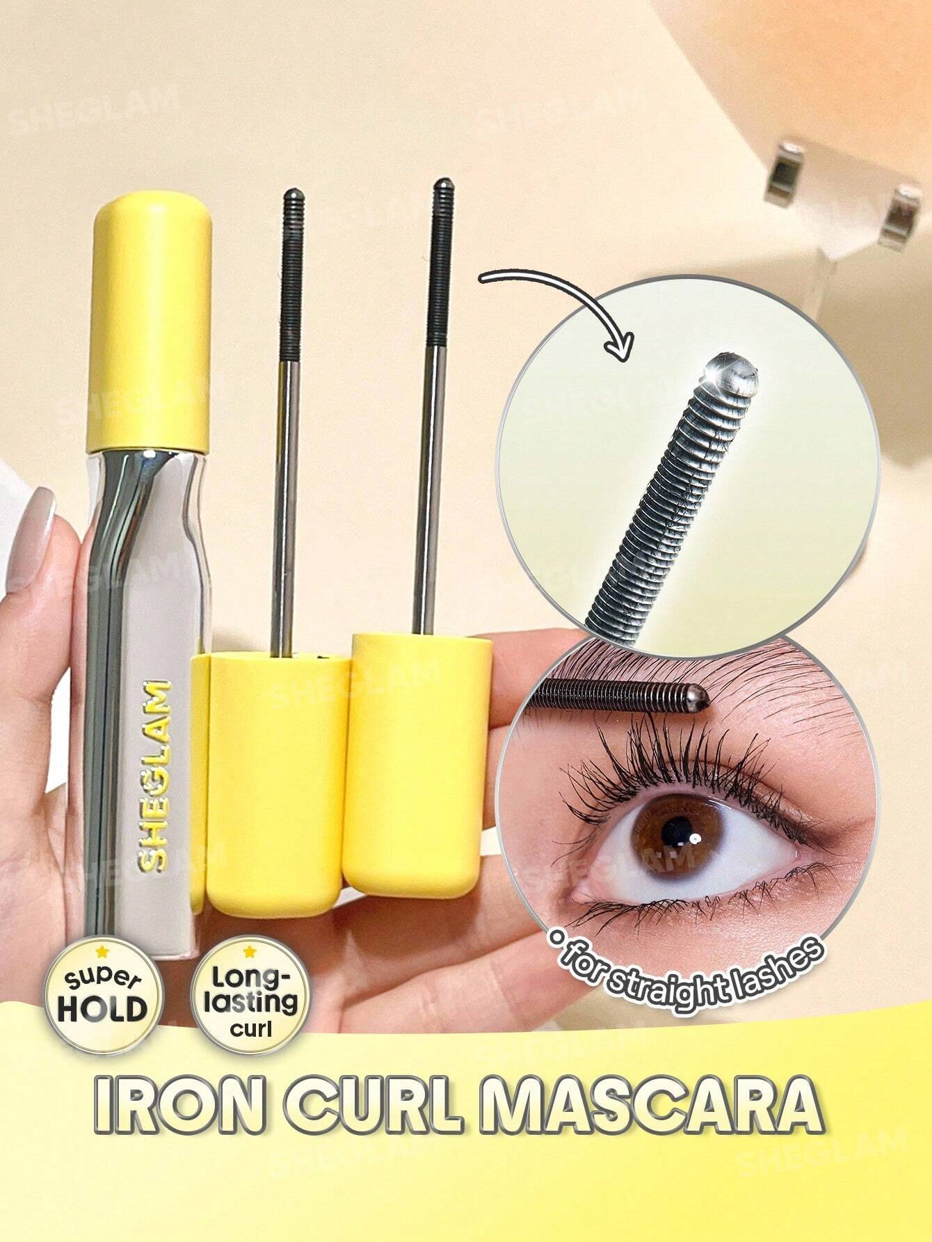 شيجلام Lashlighter Iron Curl ماسكارا - الصورة 5