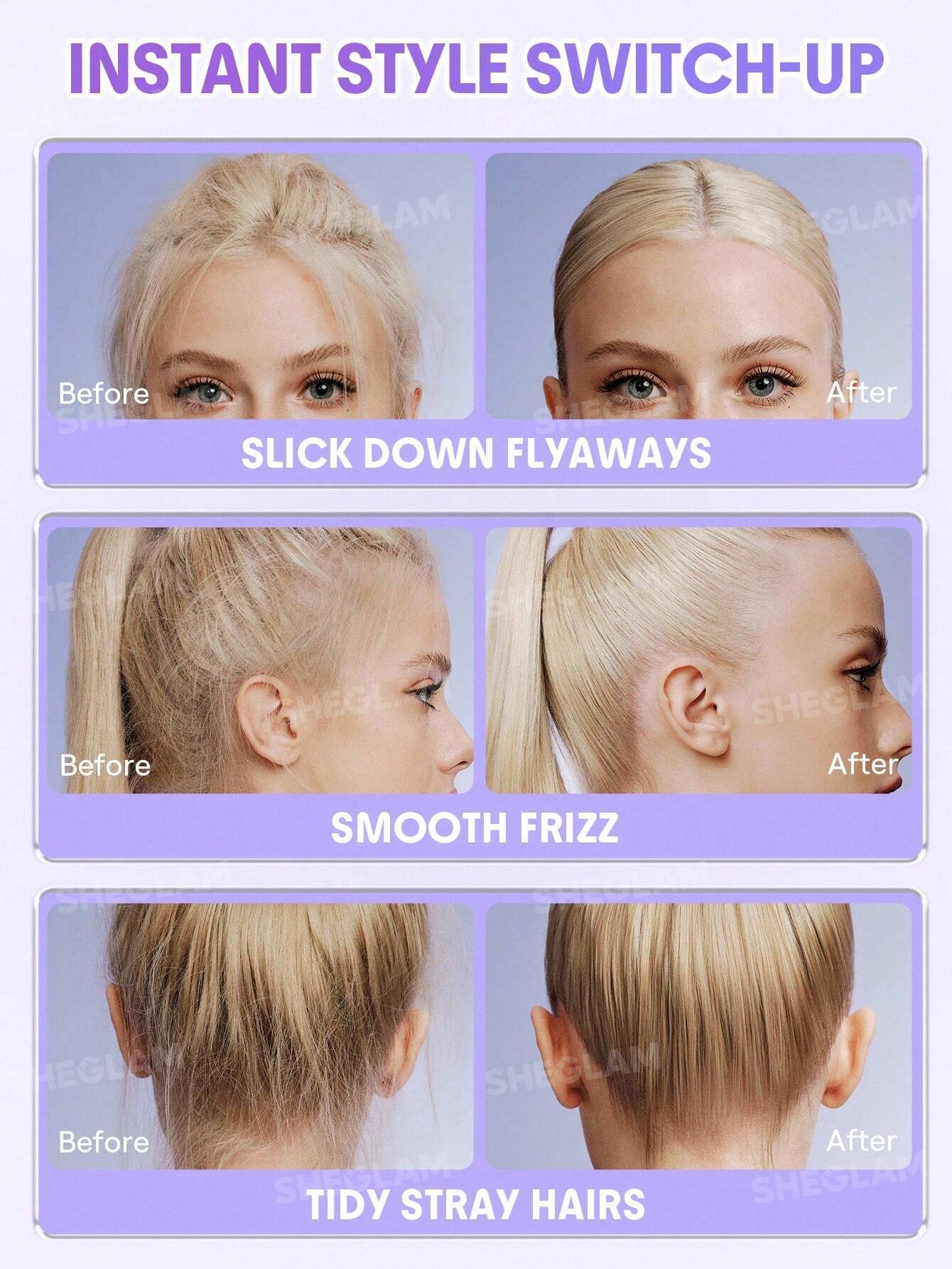 شيجلام Hair On The Glow Style Keeper Hair ماسكارا - الصورة 6