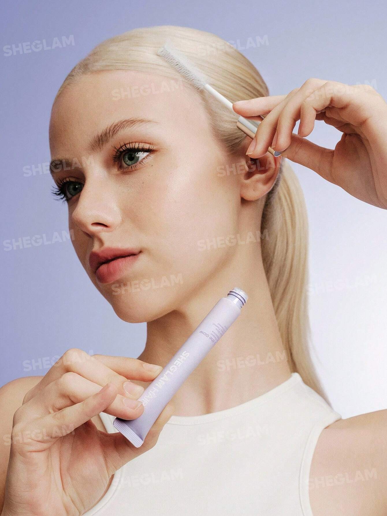 شيجلام Hair On The Glow Style Keeper Hair ماسكارا - الصورة 7