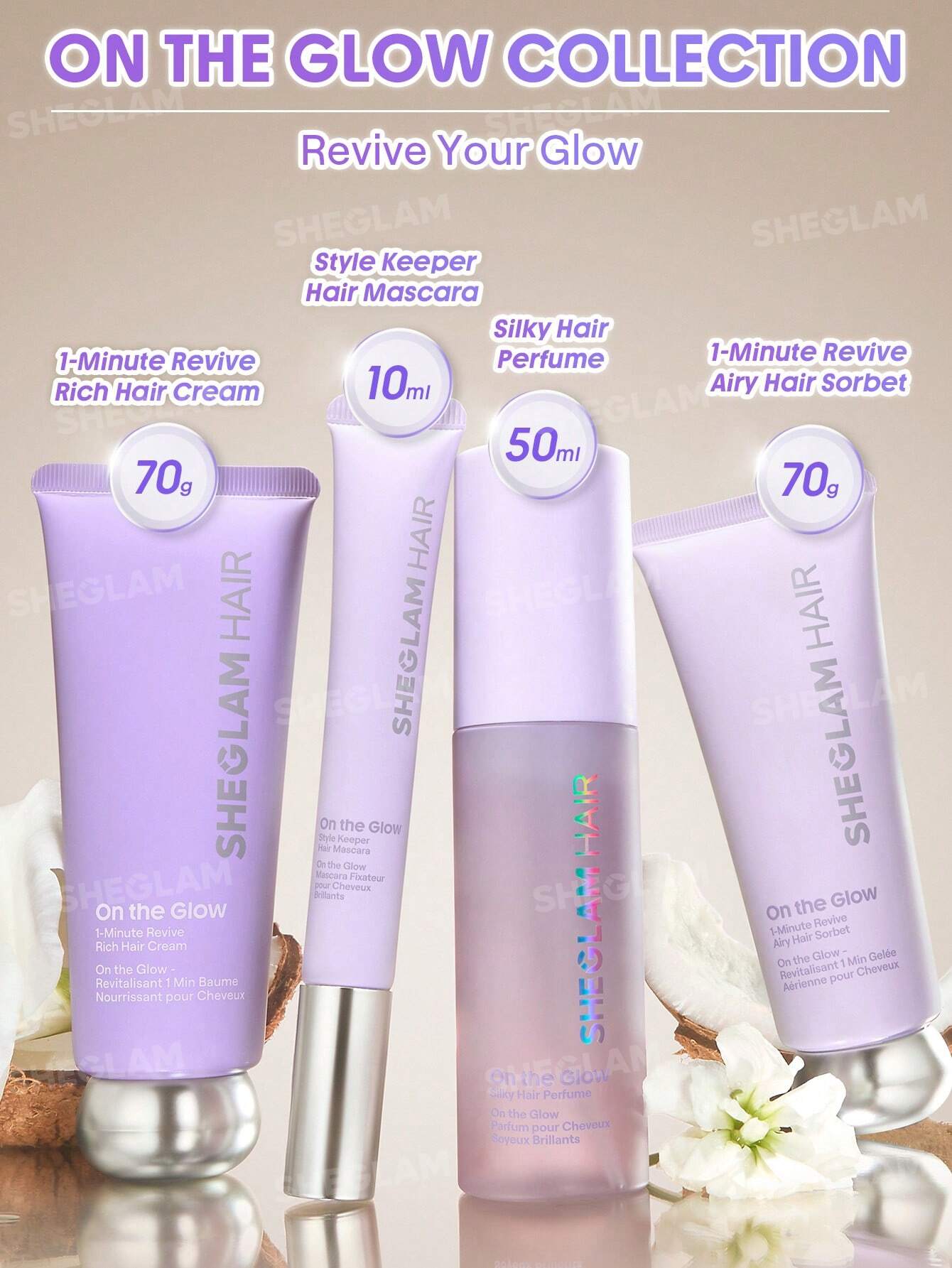 شيجلام Hair On The Glow Style Keeper Hair ماسكارا - الصورة 8