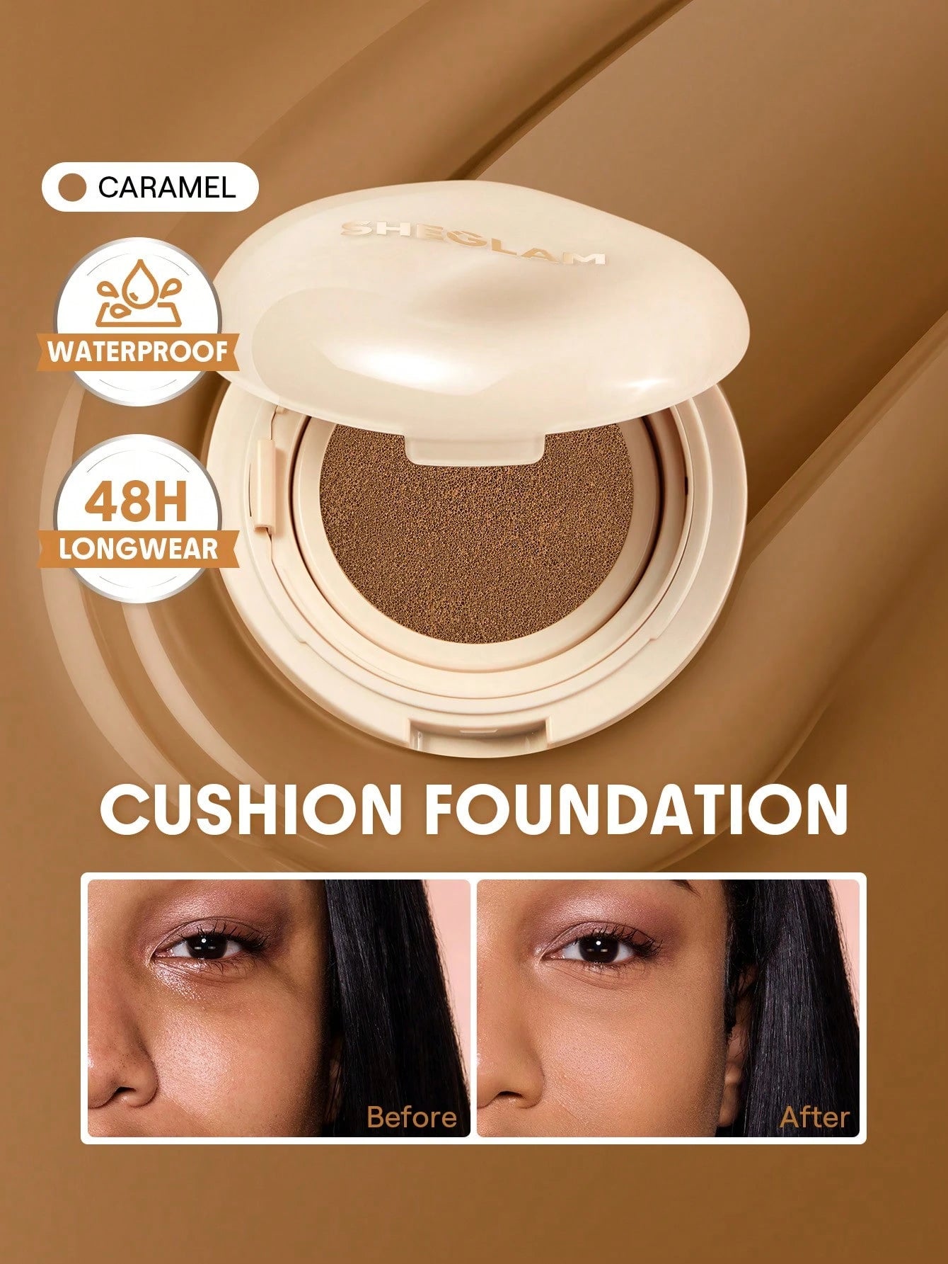 شيجلام Lock و Go Long Lasting Cushion كريم أساس - الصورة 39