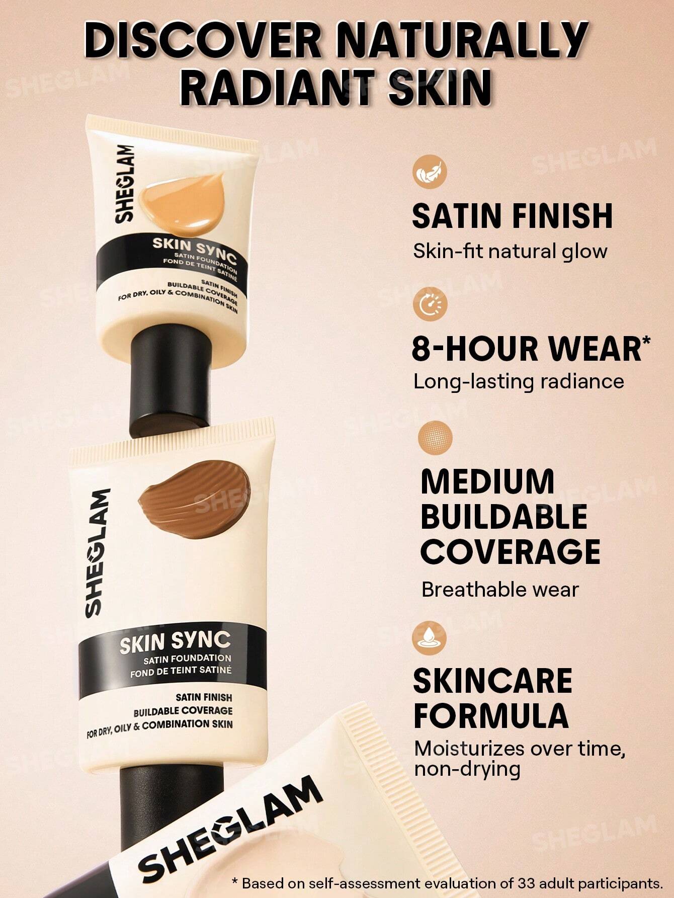 شيجلام Skin Sync Satin كريم أساس - الصورة 5