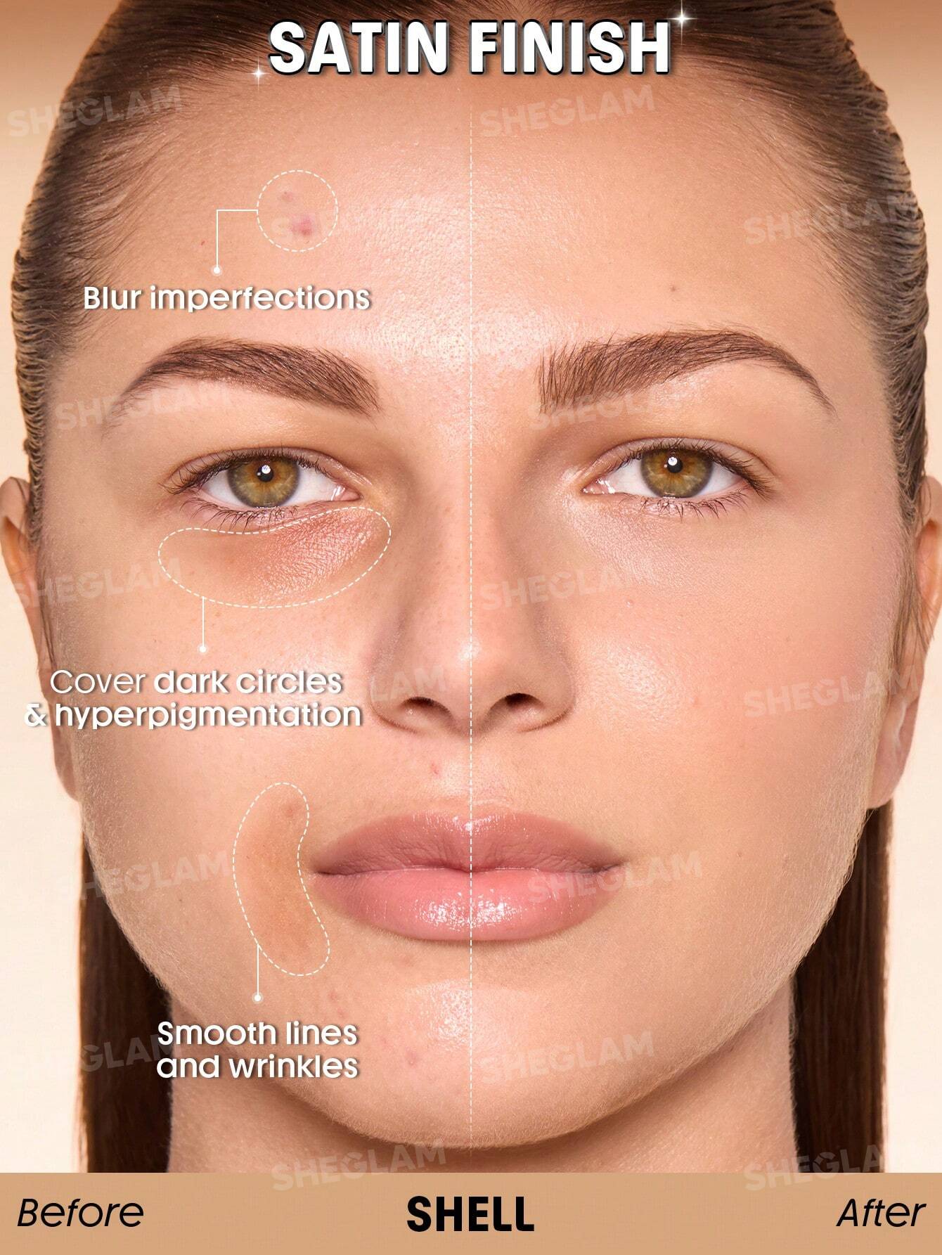 شيجلام Skin Sync Satin كريم أساس - الصورة 26